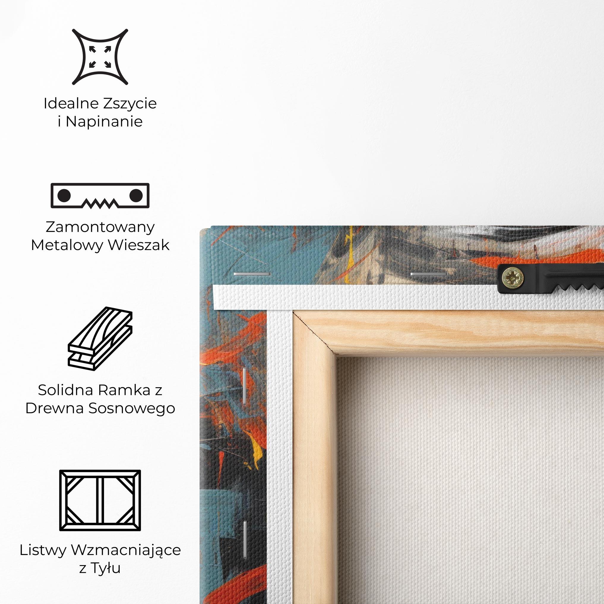 Obraz na Płótnie Abstract Woman Lips mockup 5