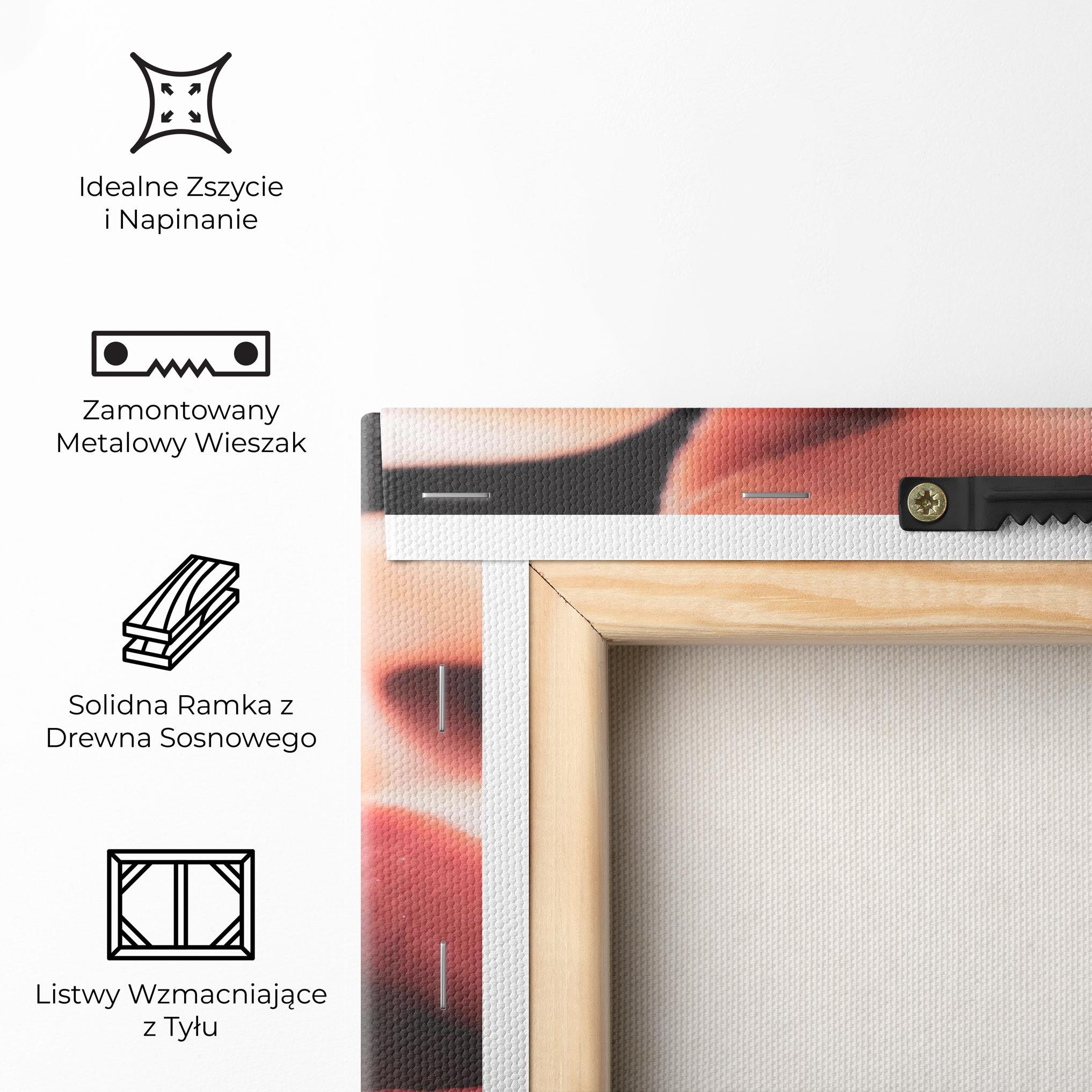 Obraz na Płótnie Beautiful Lips mockup 5