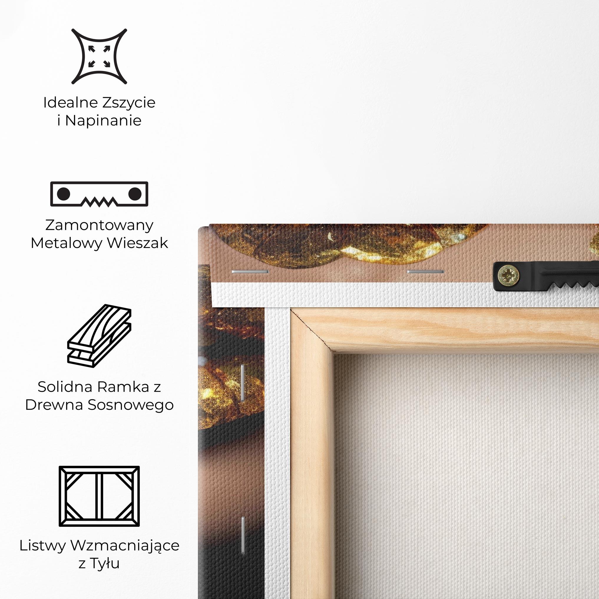 Obraz na Płótnie Blue Hand Lips mockup 5