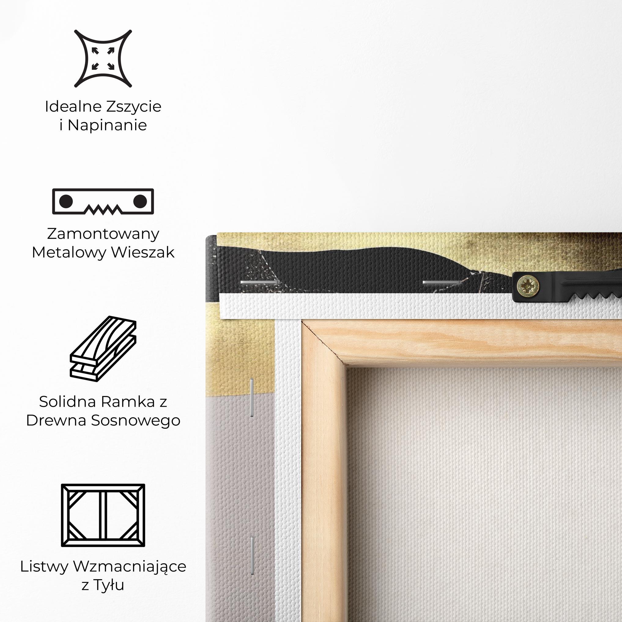 Obraz na Płótnie Grey Lips mockup 5