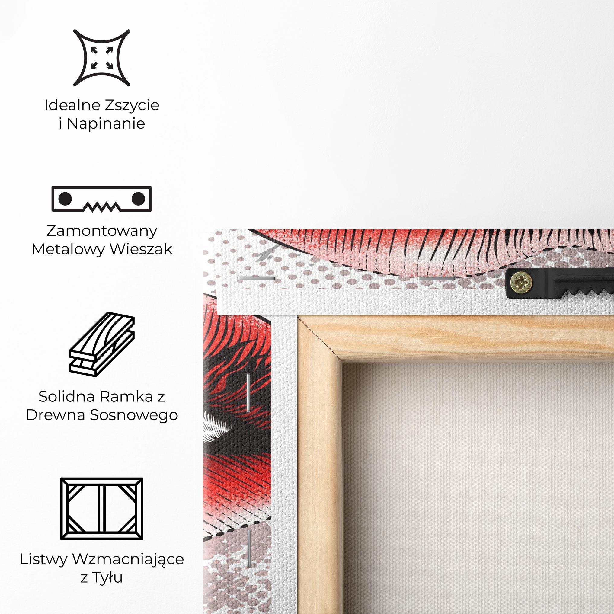 Obraz na Płótnie Lips Pop Artistic mockup 5