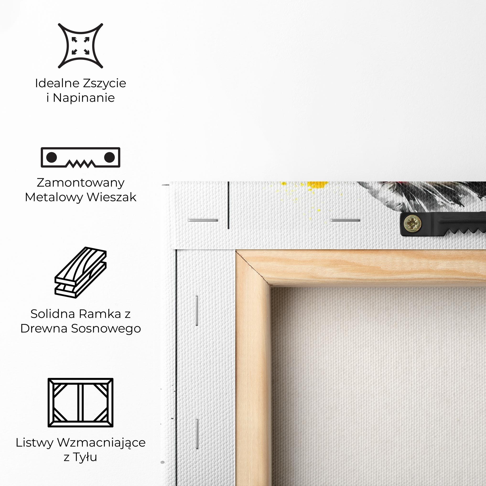 Obraz na Płótnie Ink Splash Portrait mockup 5