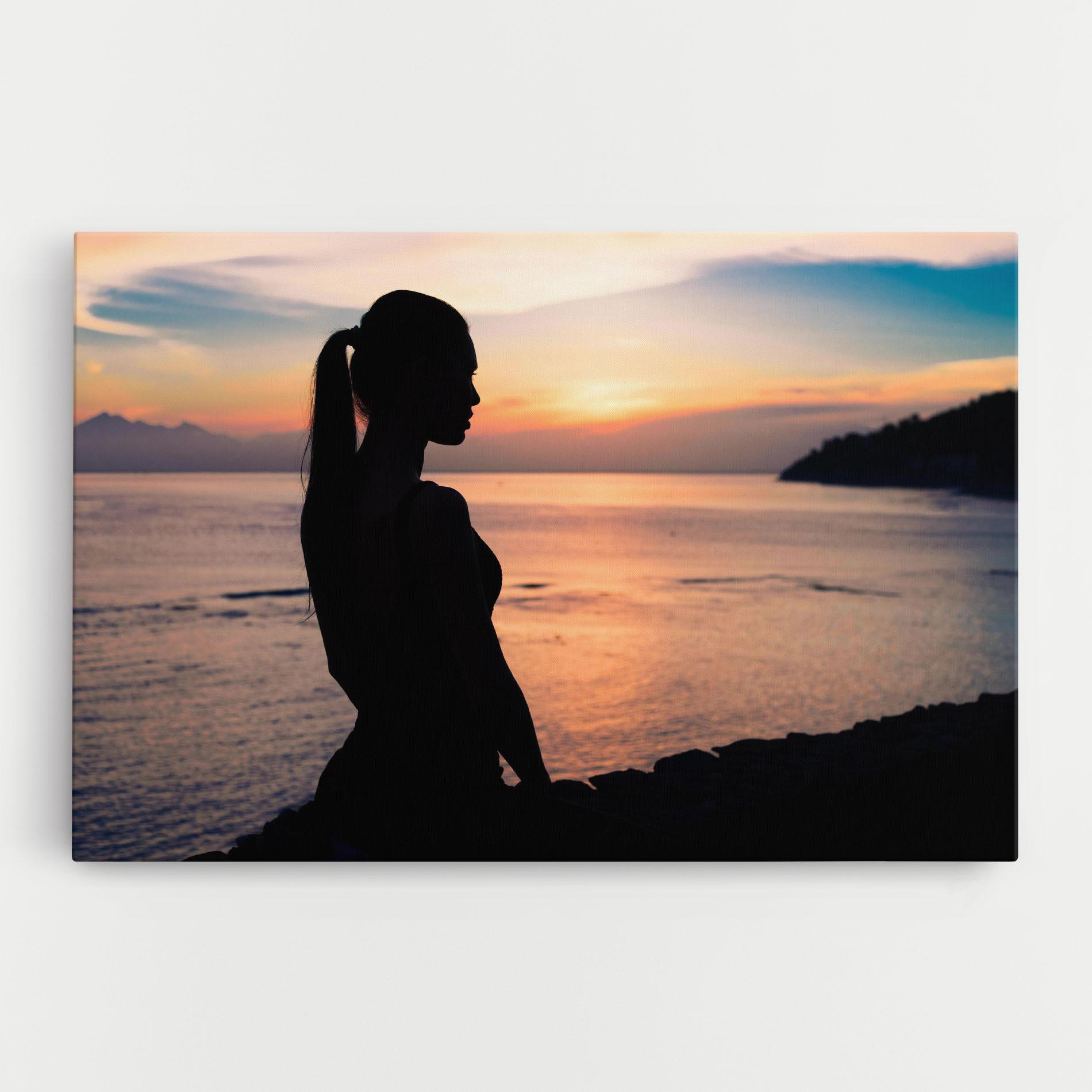 Obraz na Płótnie Beach Pretty View mockup 0