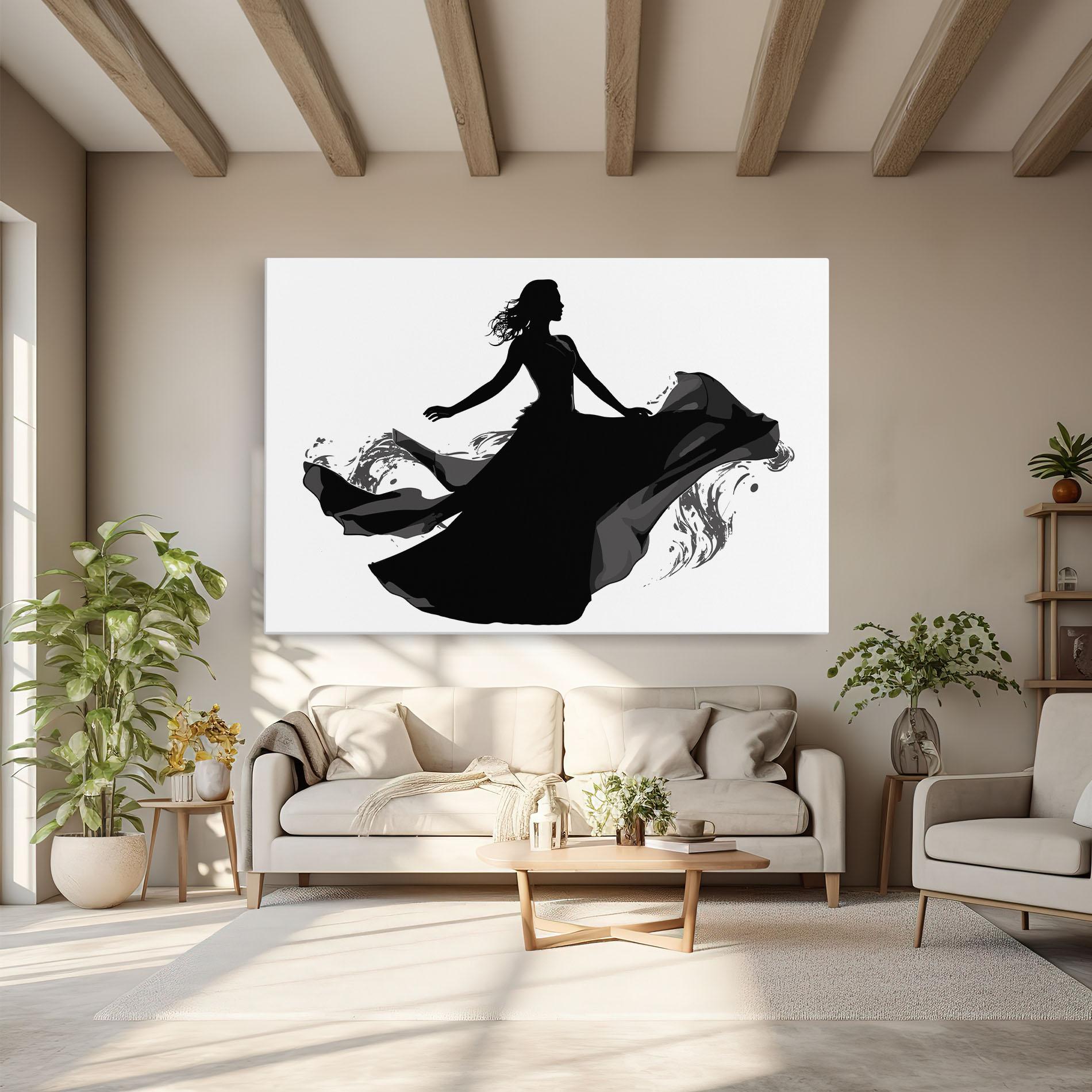 Obraz na Płótnie Dress Jump mockup 6