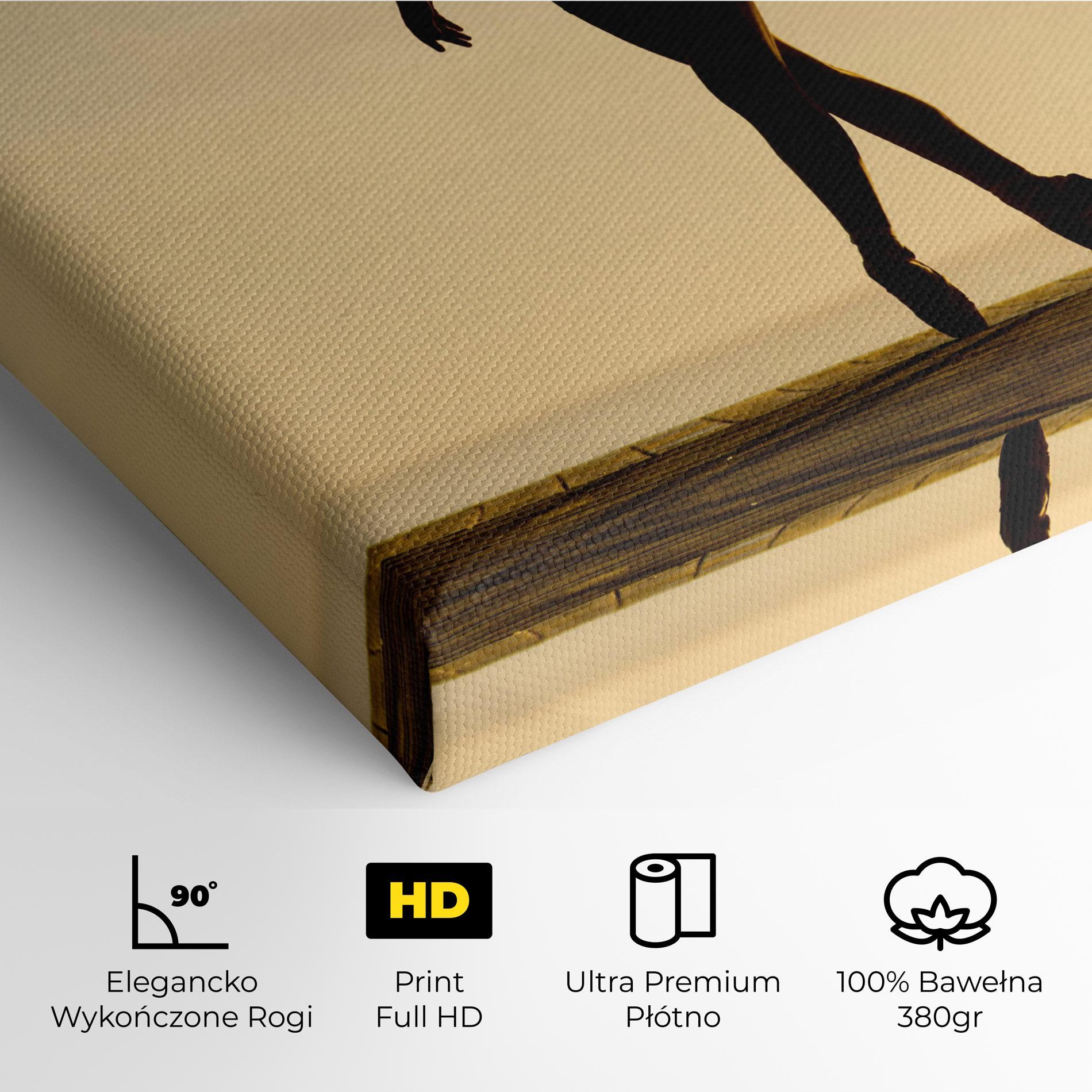 Obraz na Płótnie Ballet On Cream mockup 4