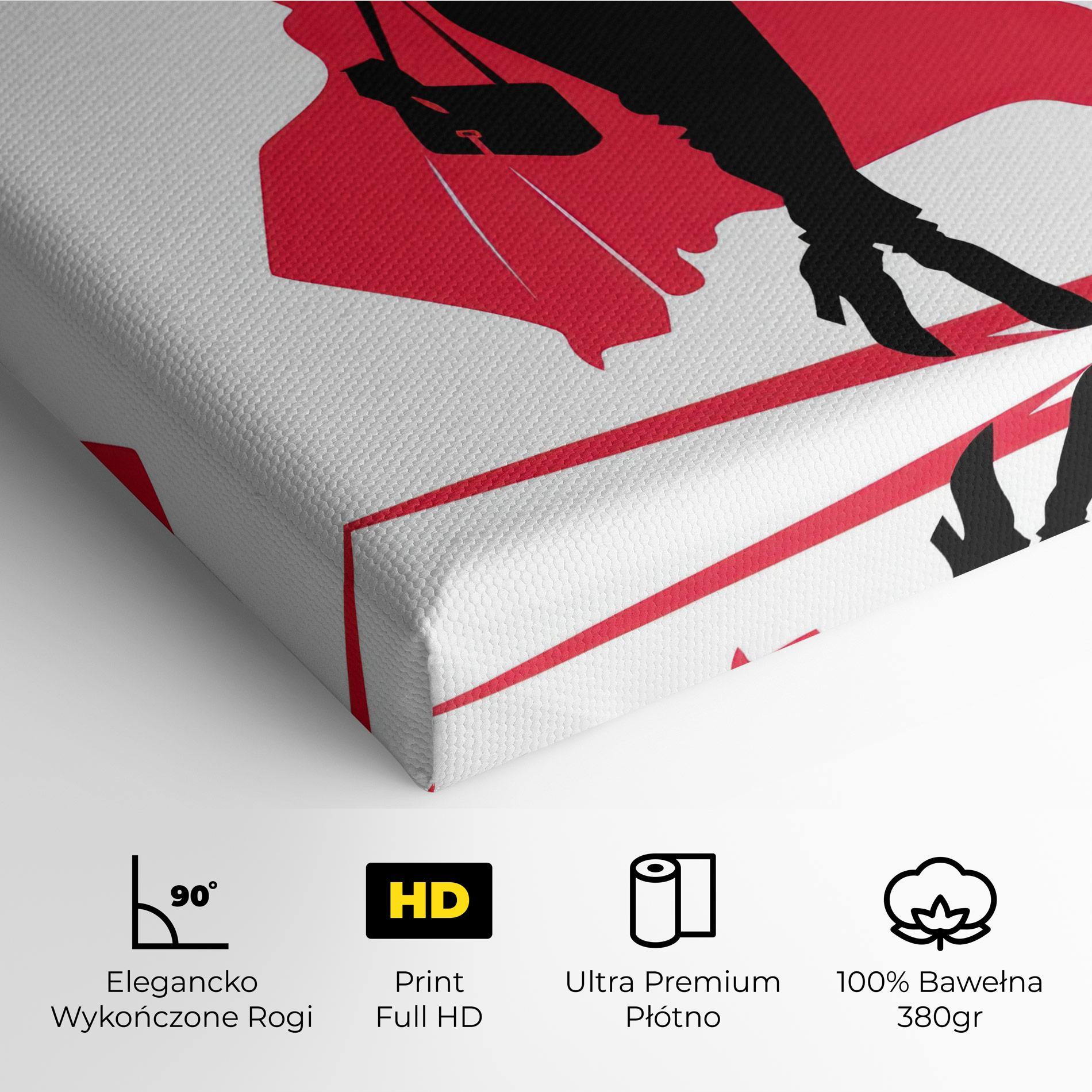 Obraz na Płótnie Pink Outfit Woman mockup 4