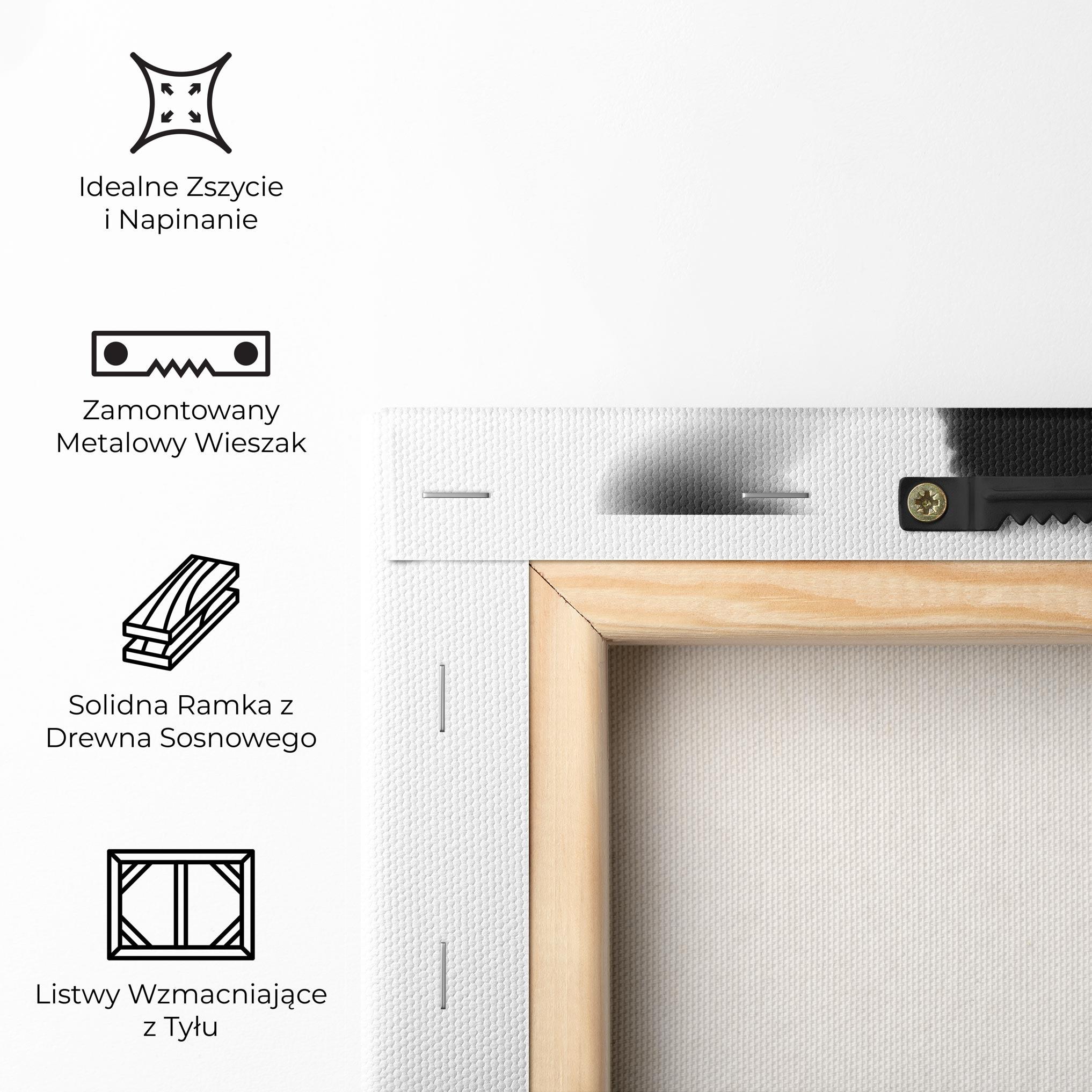 Obraz na Płótnie Blurred Girl mockup 5