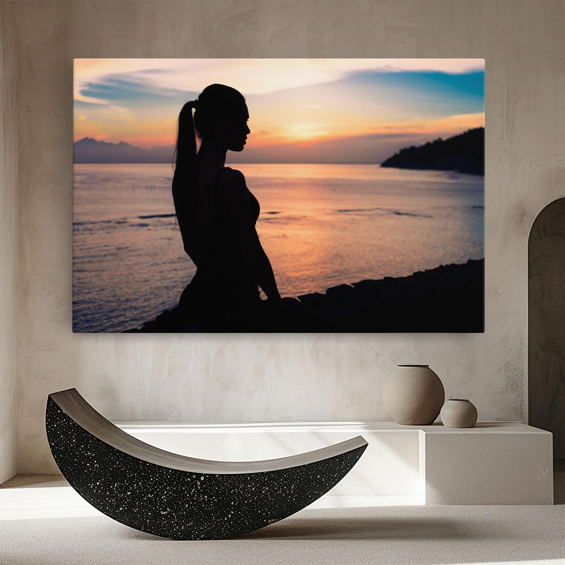 Obraz na Płótnie Beach Pretty View mockup 8