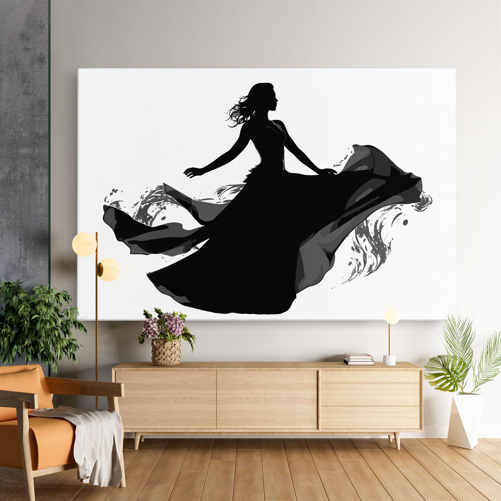 Obraz na Płótnie Dress Jump mockup 9