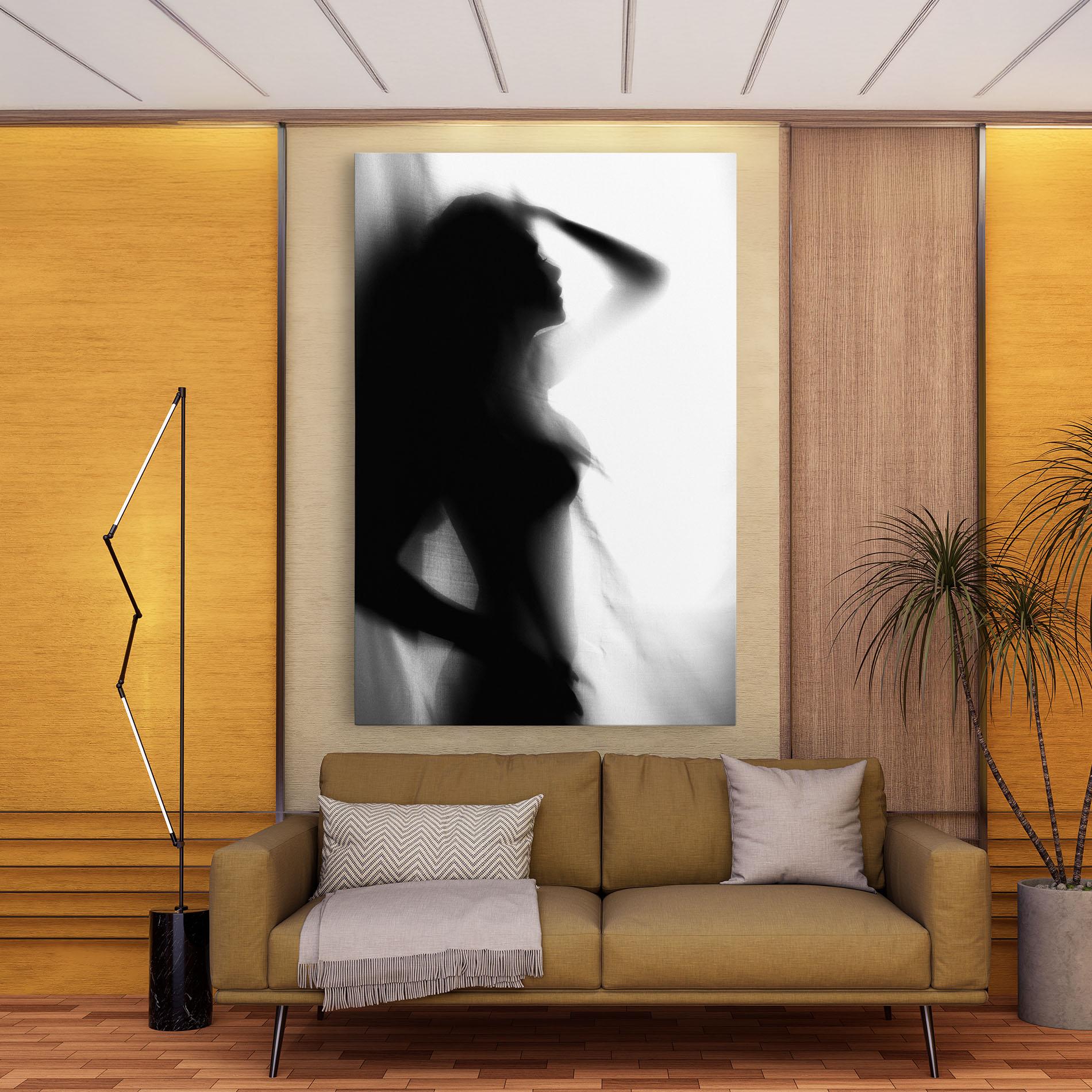 Obraz na Płótnie Blurred Girl mockup 9
