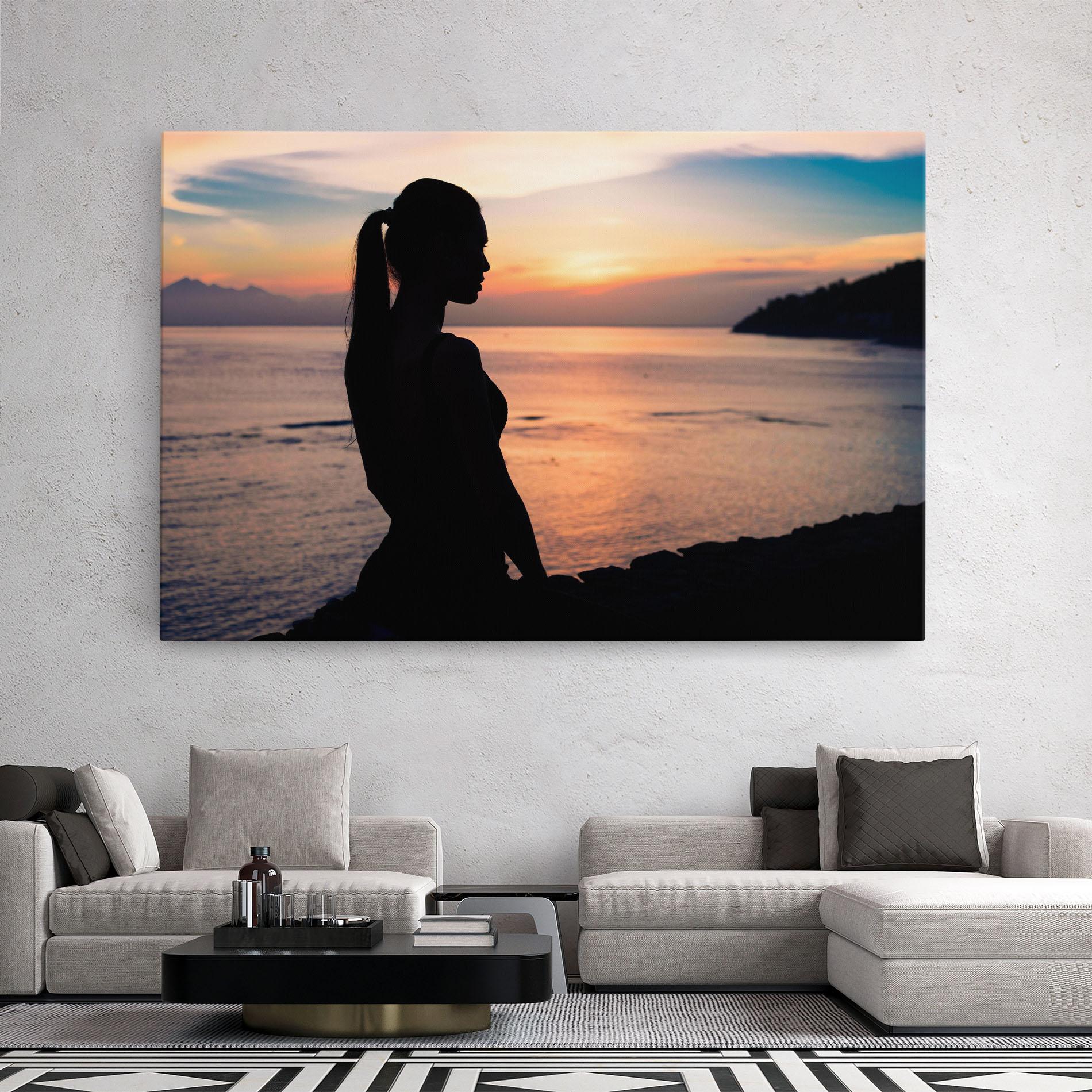 Obraz na Płótnie Beach Pretty View mockup 2