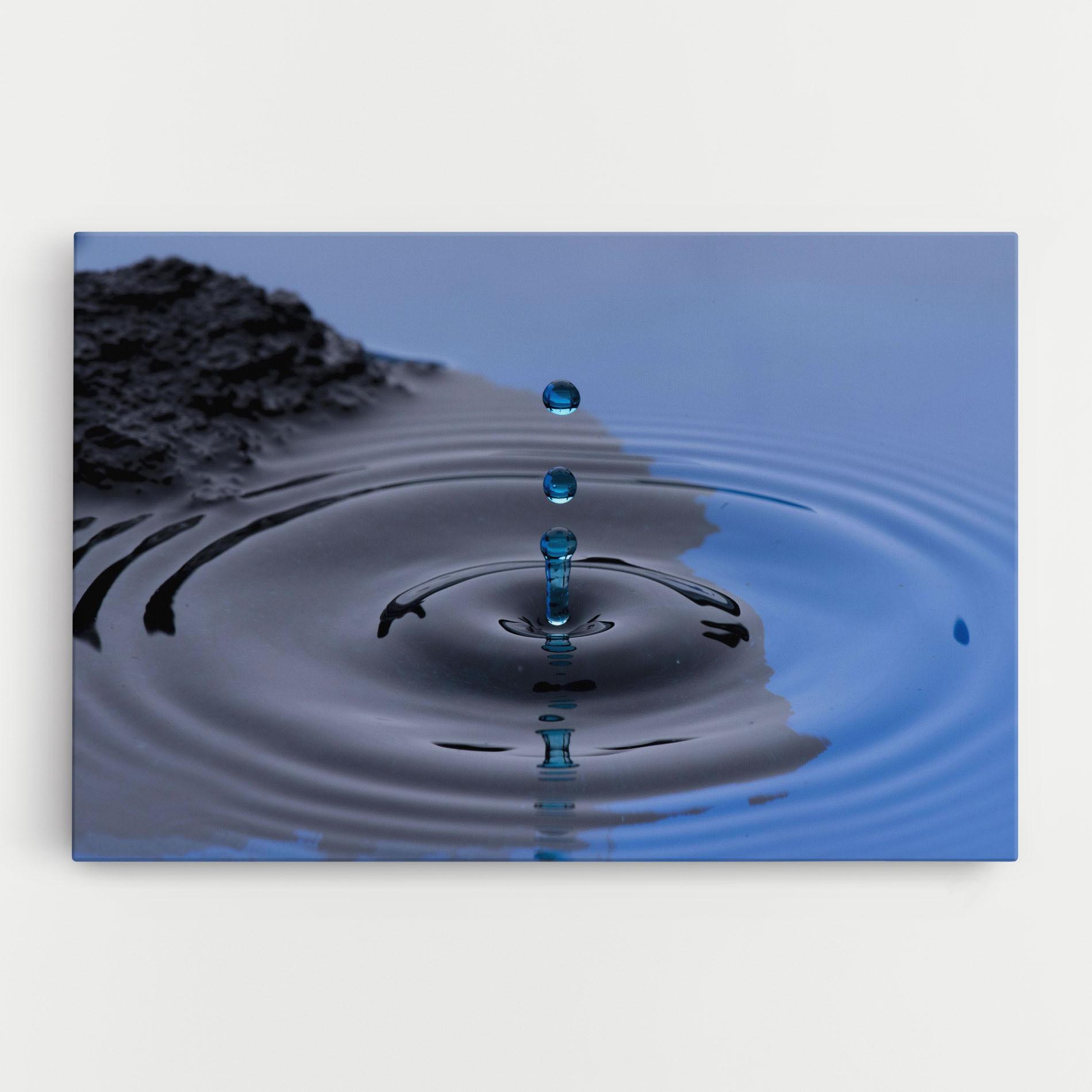 Obraz na Płótnie Frozen Drops mockup 0