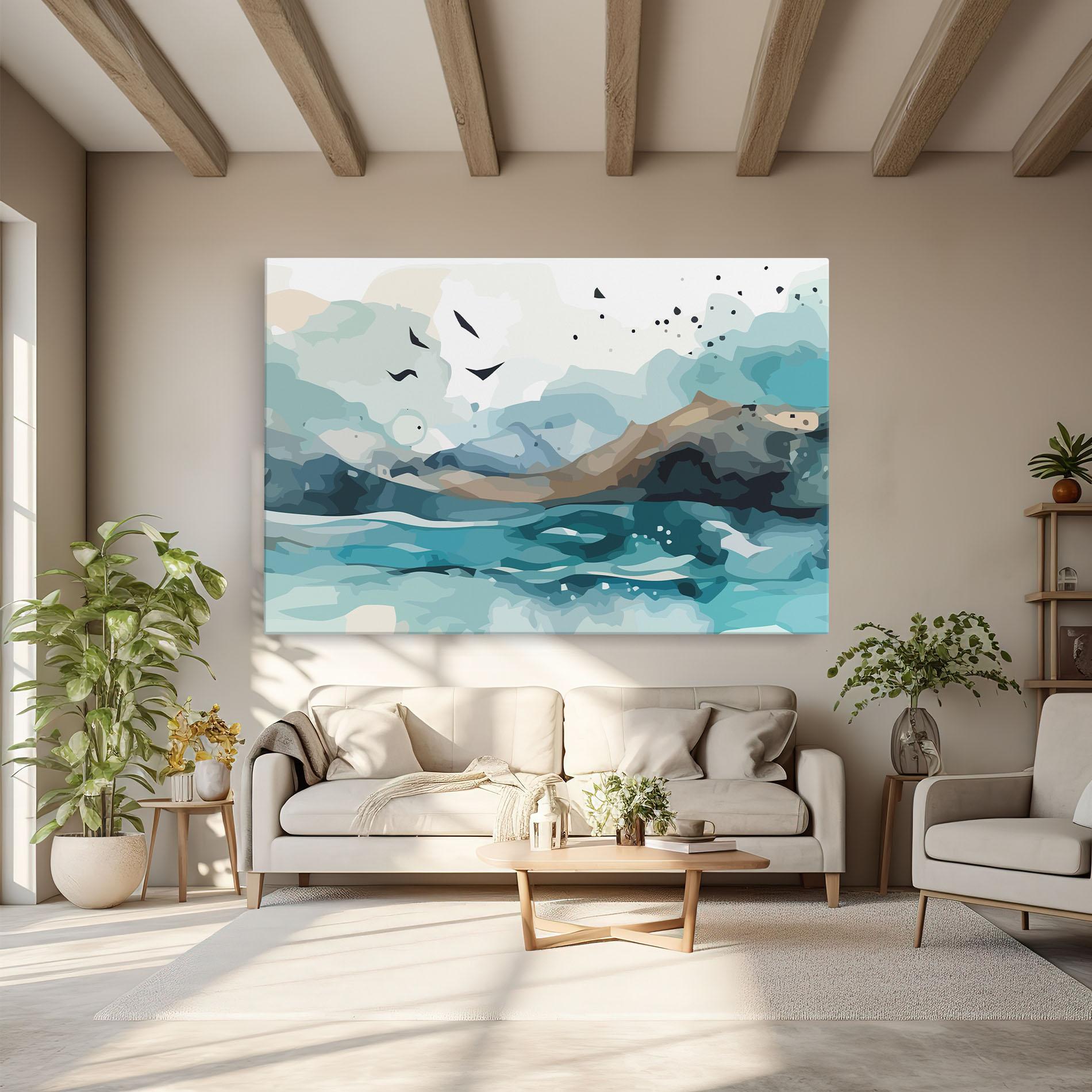 Obraz na Płótnie Water Birds mockup 6