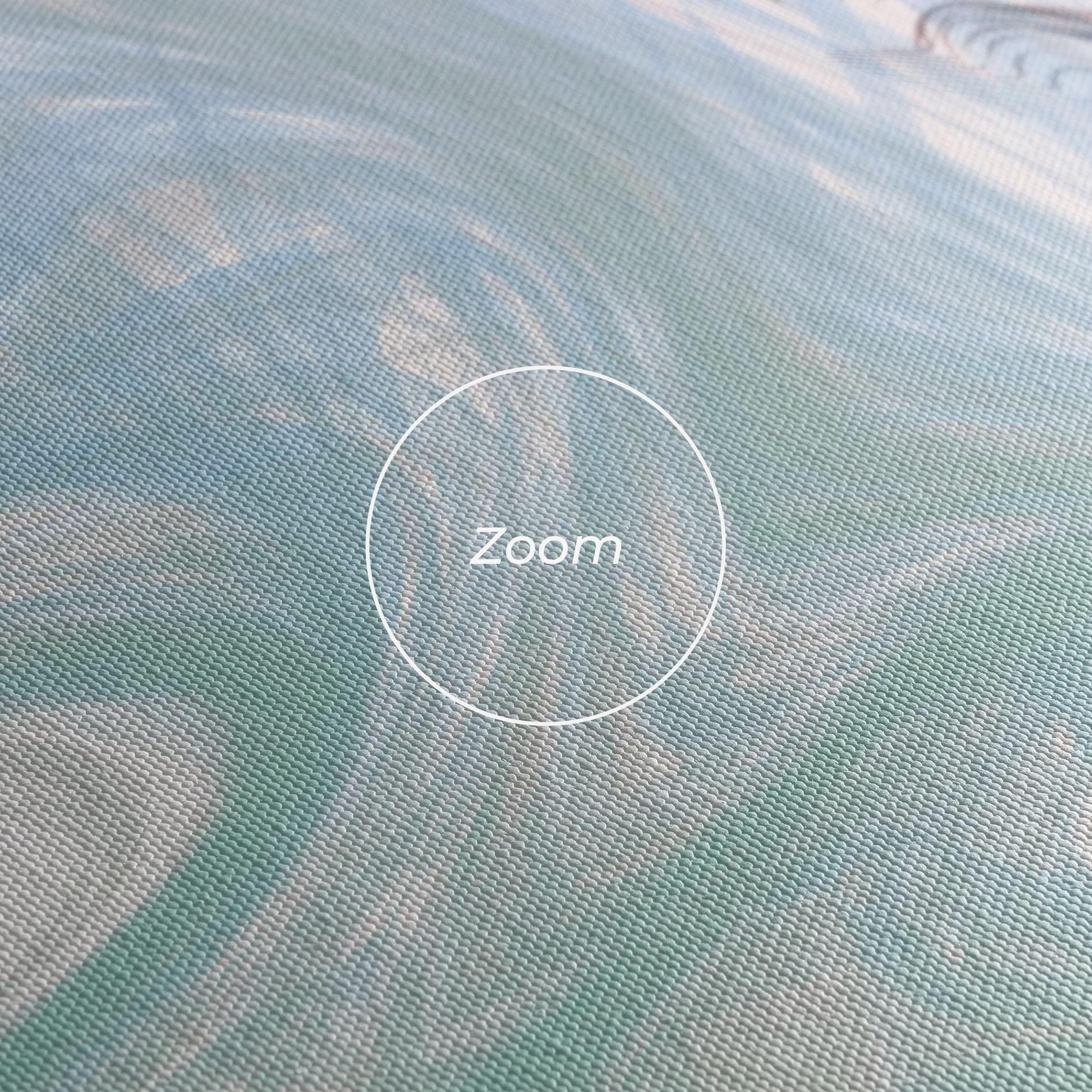 Obraz na Płótnie Blue Black Art mockup 3