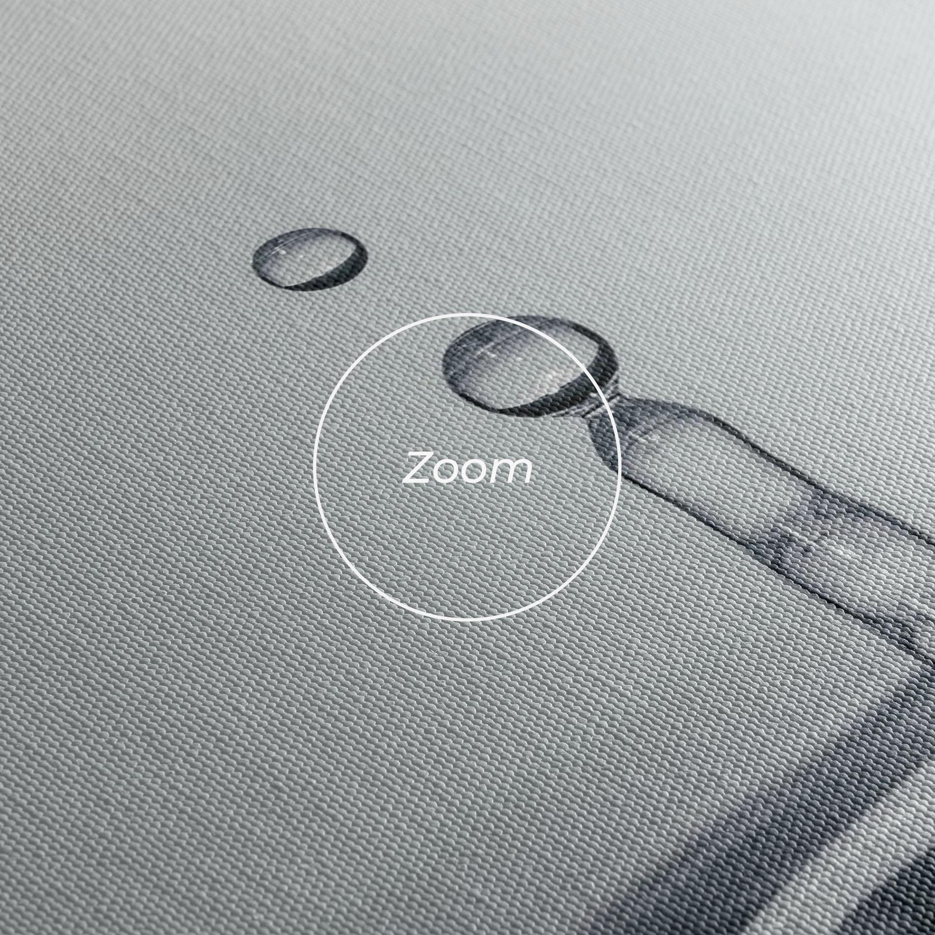 Obraz na Płótnie Grey Water Drop mockup 3