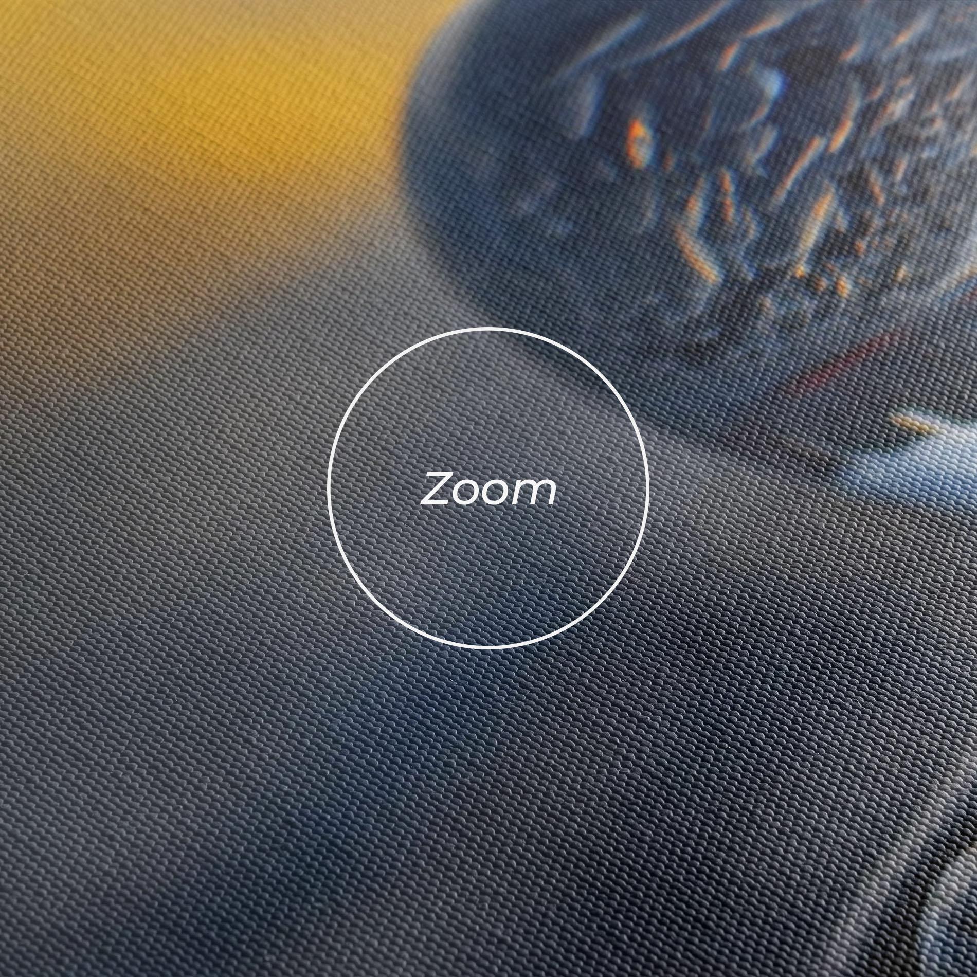 Obraz na Płótnie Sunset Lensball mockup 3