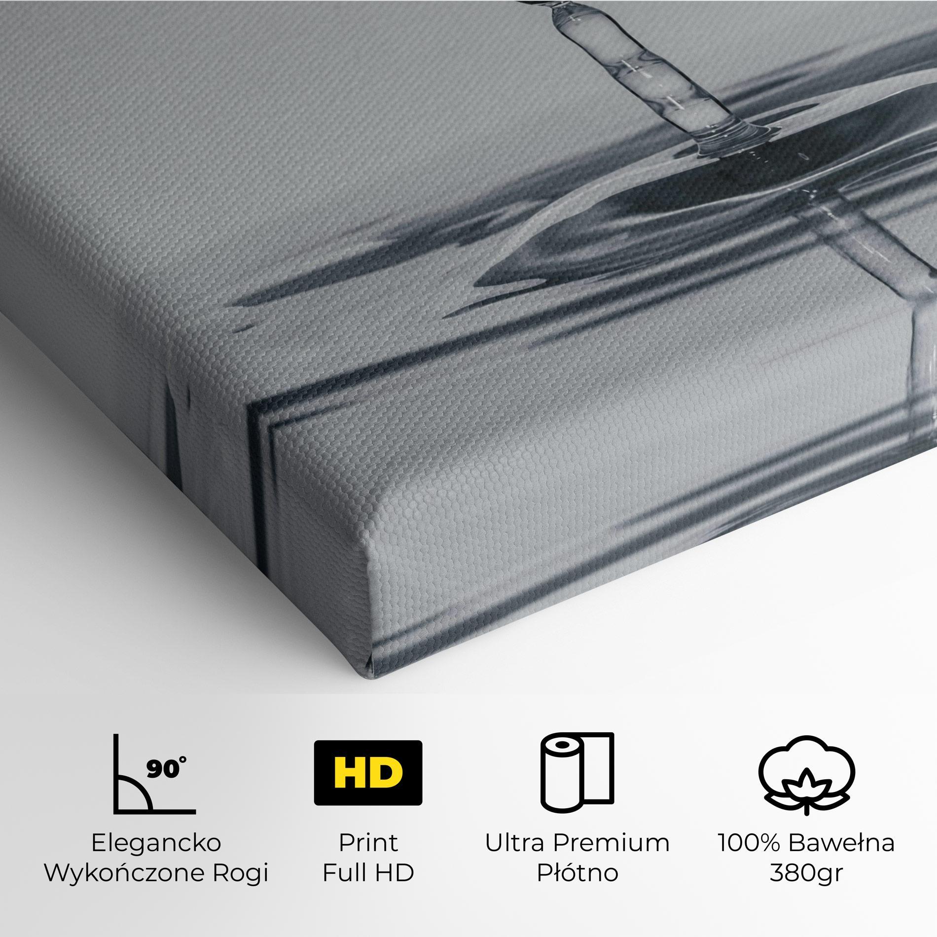 Obraz na Płótnie Grey Water Drop mockup 4