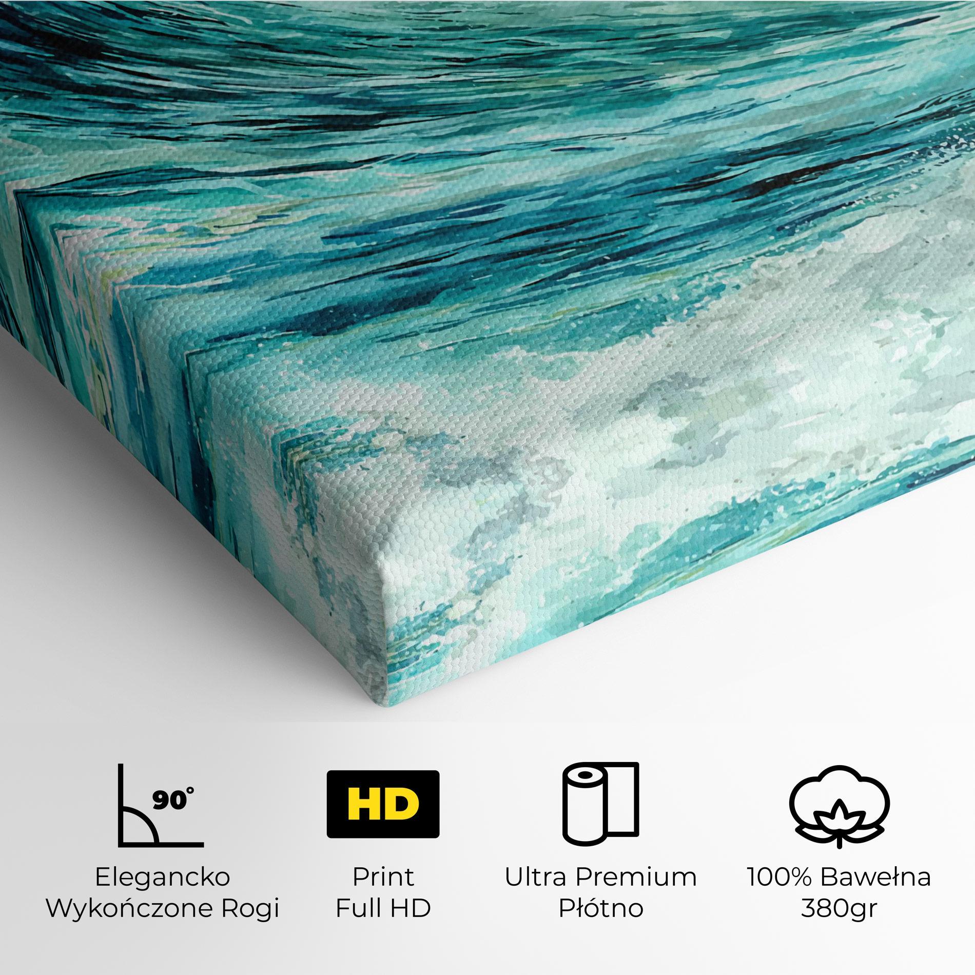 Obraz na Płótnie Sea Watercolor mockup 4