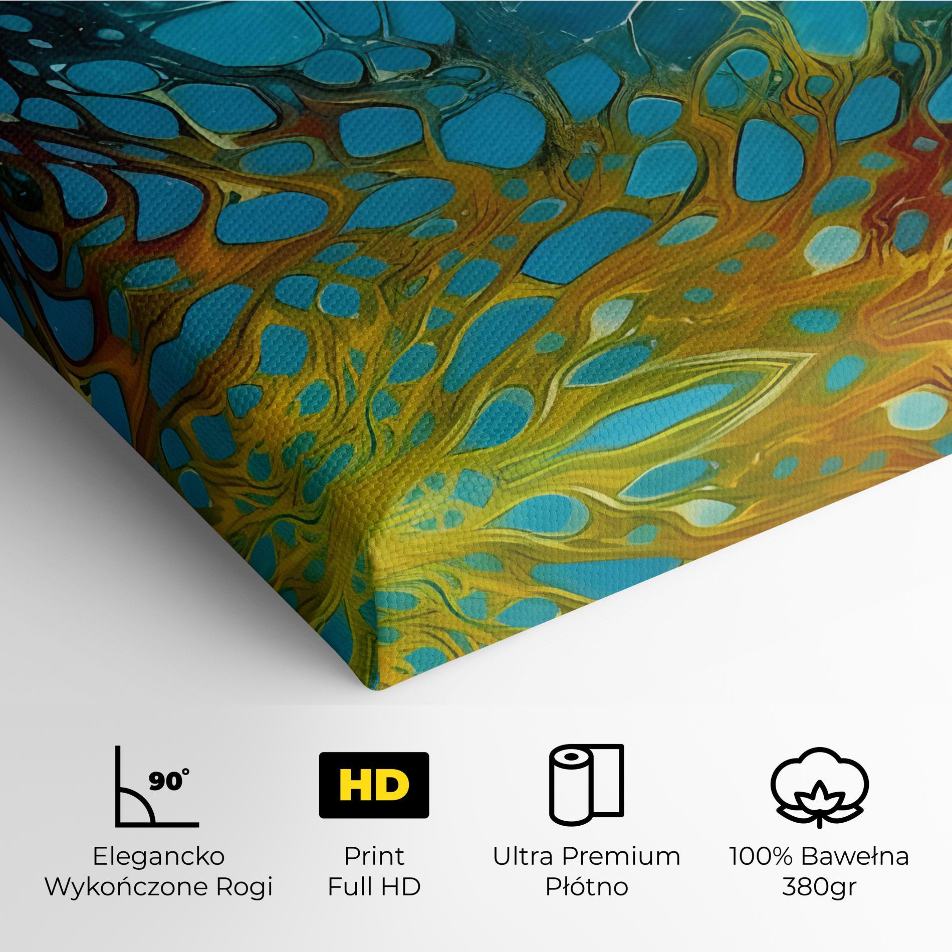 Obraz na Płótnie Yellow Green Ocean mockup 4