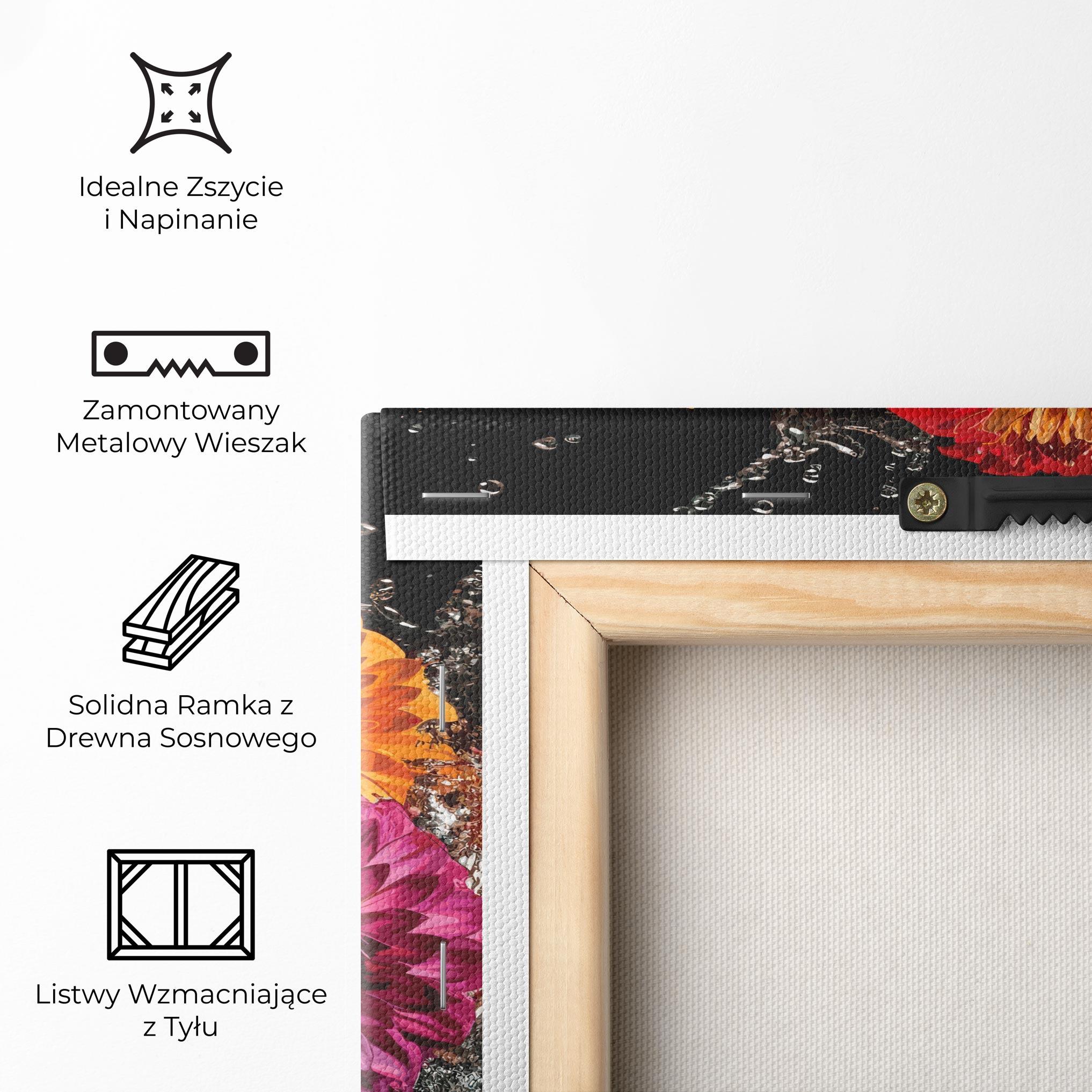 Obraz na Płótnie Flower Water Splash mockup 5