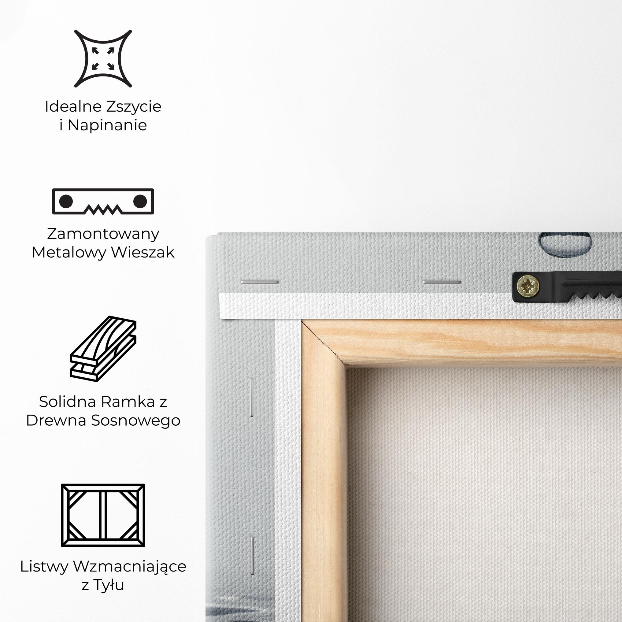 Obraz na Płótnie Grey Water Drop mockup 5