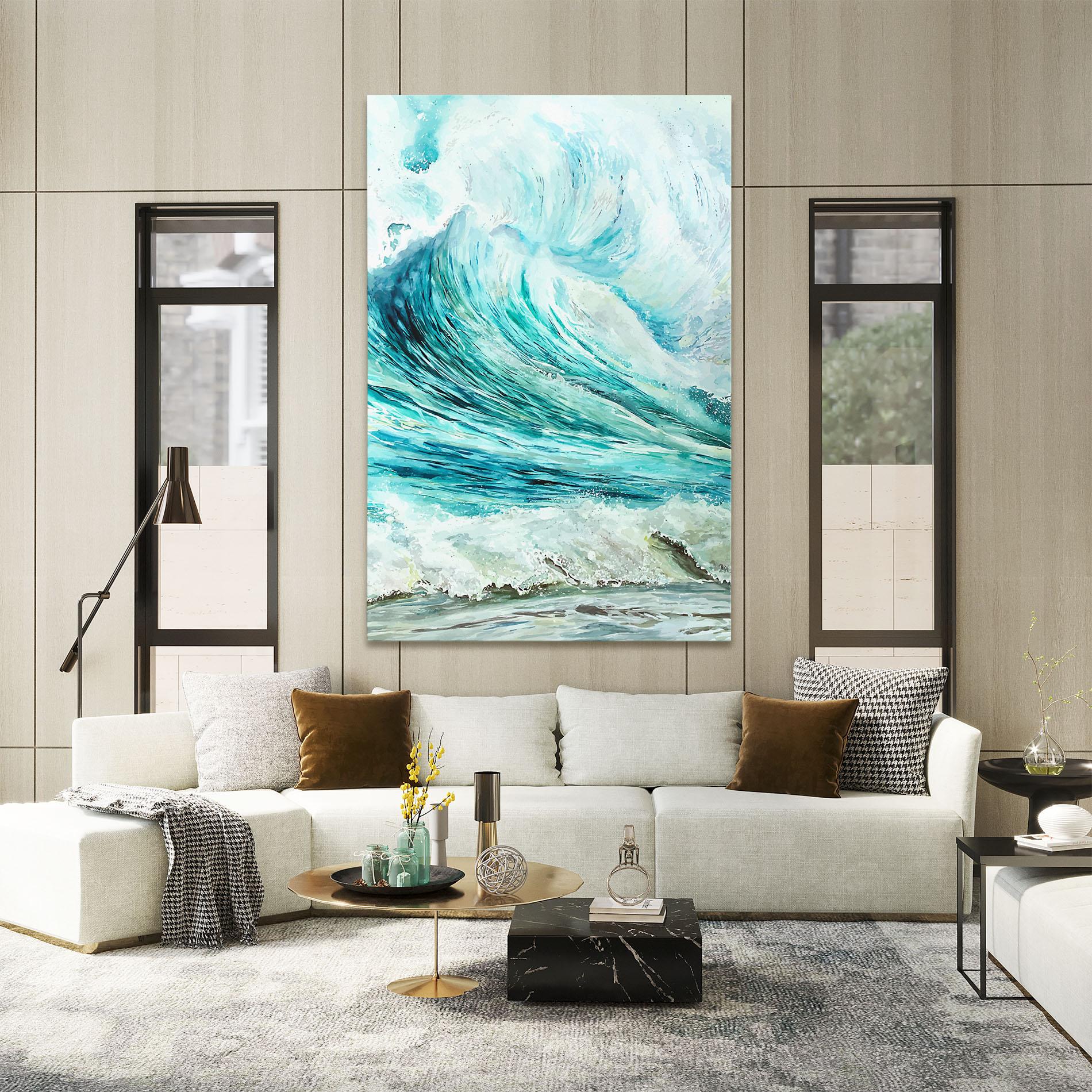 Obraz na Płótnie Sea Watercolor mockup 2