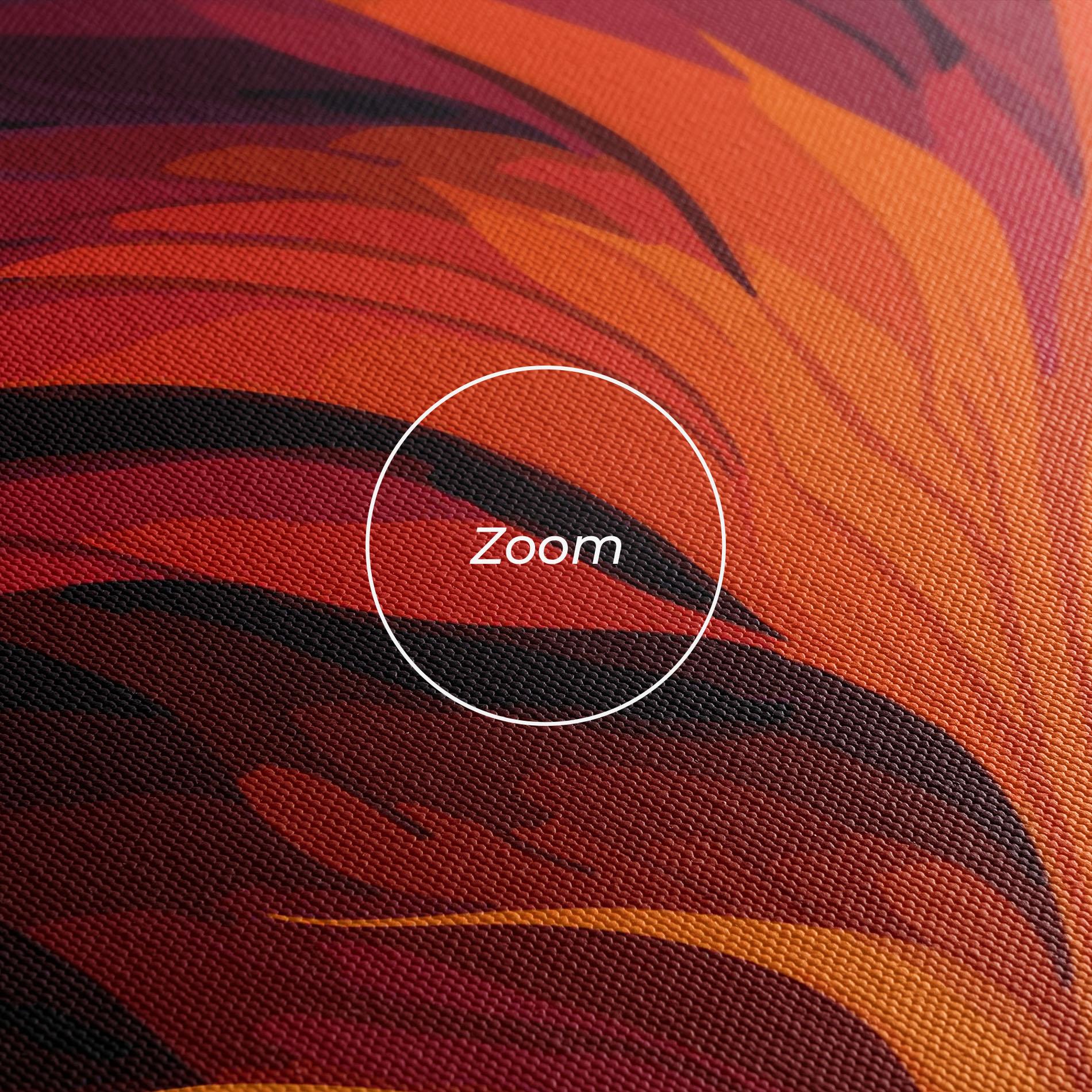 Obraz na Płótnie Artistic Fire mockup 3