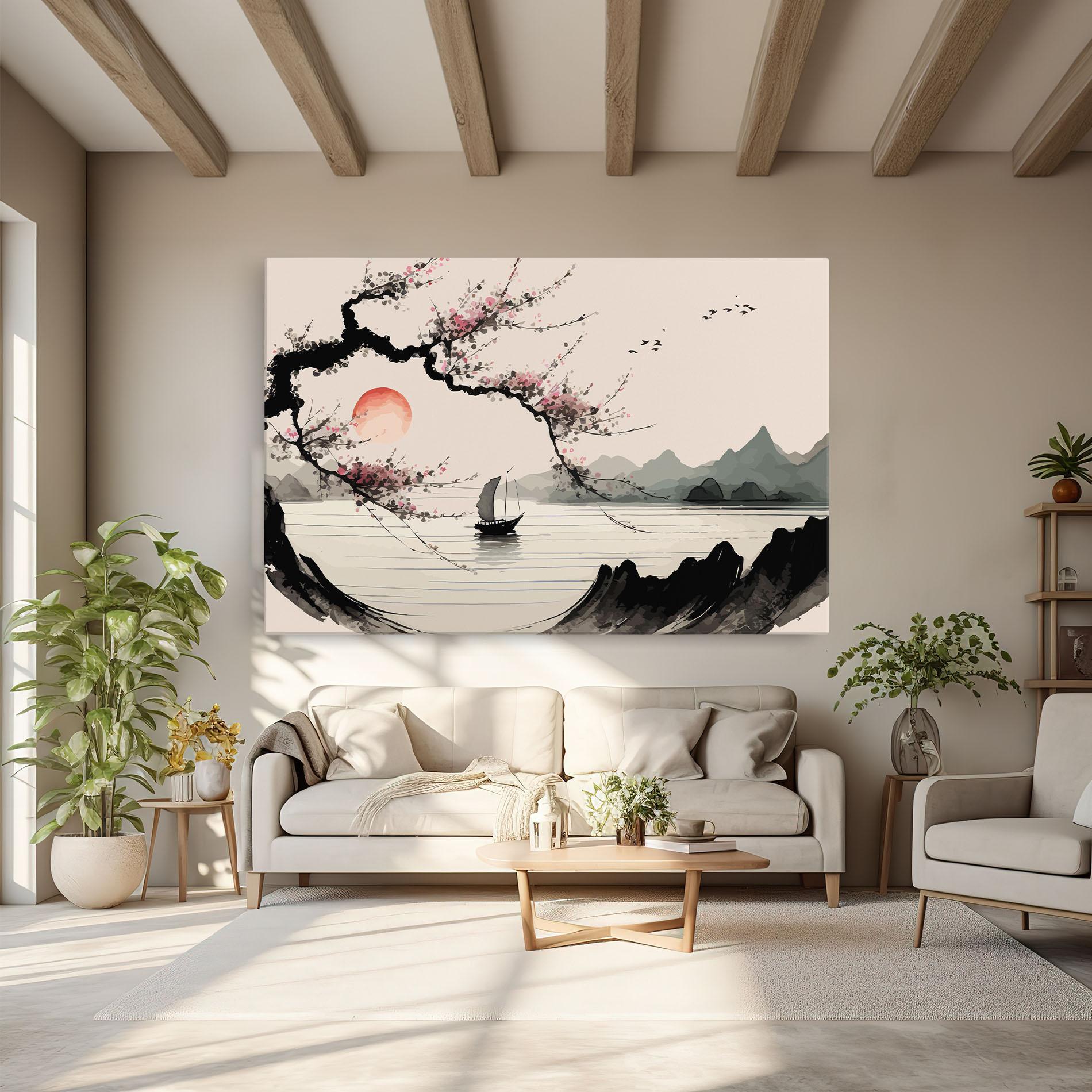 Obraz na Płótnie Relaxing Nature mockup 6