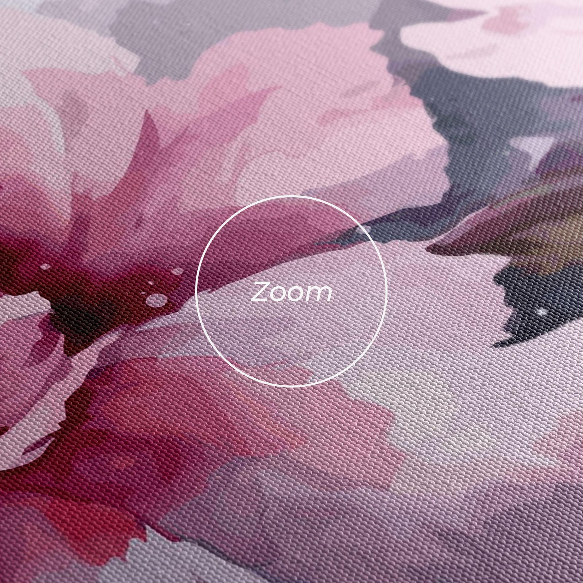 Obraz na Płótnie Pink Nature Flower mockup 3