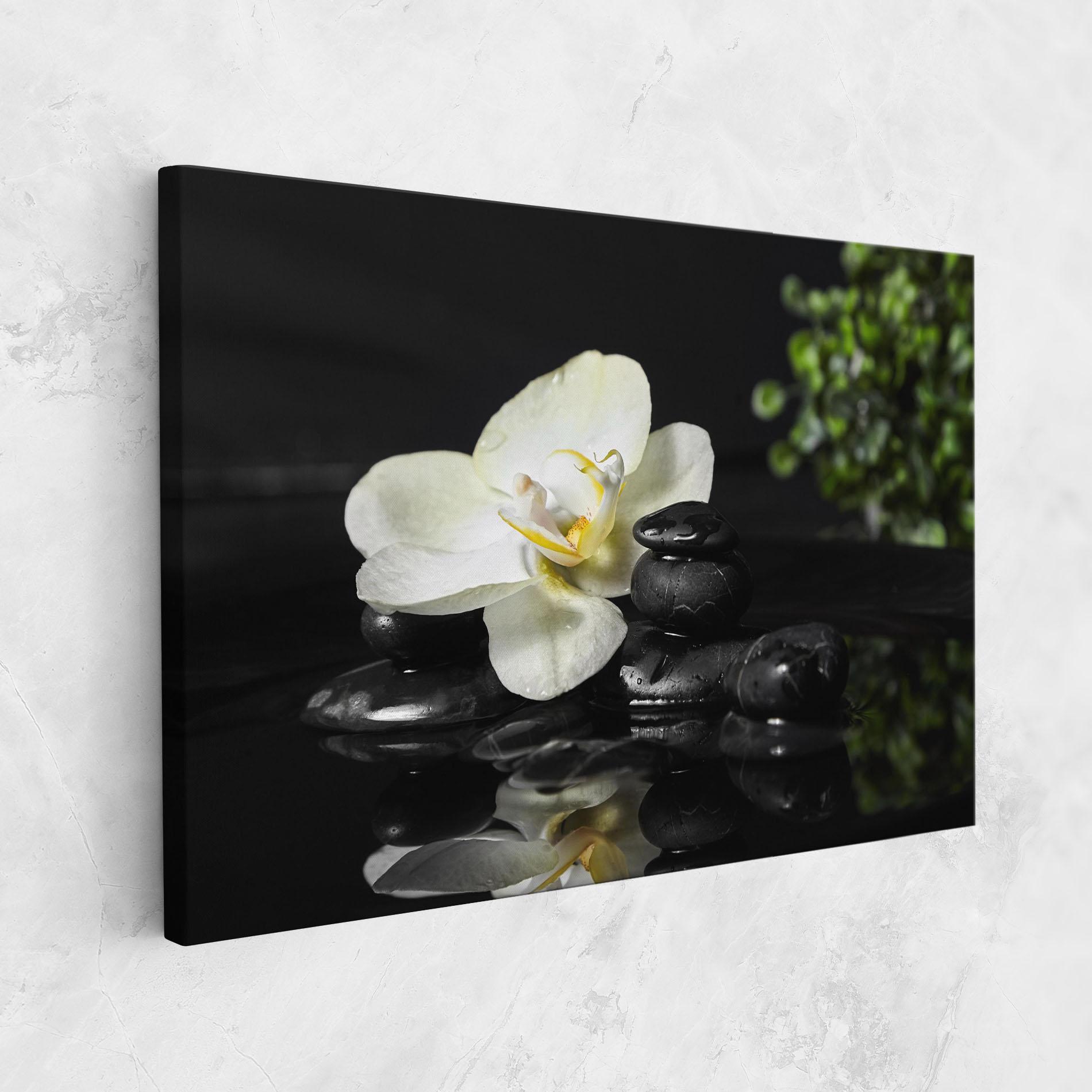 Obraz na Płótnie White Spa Flower mockup 1