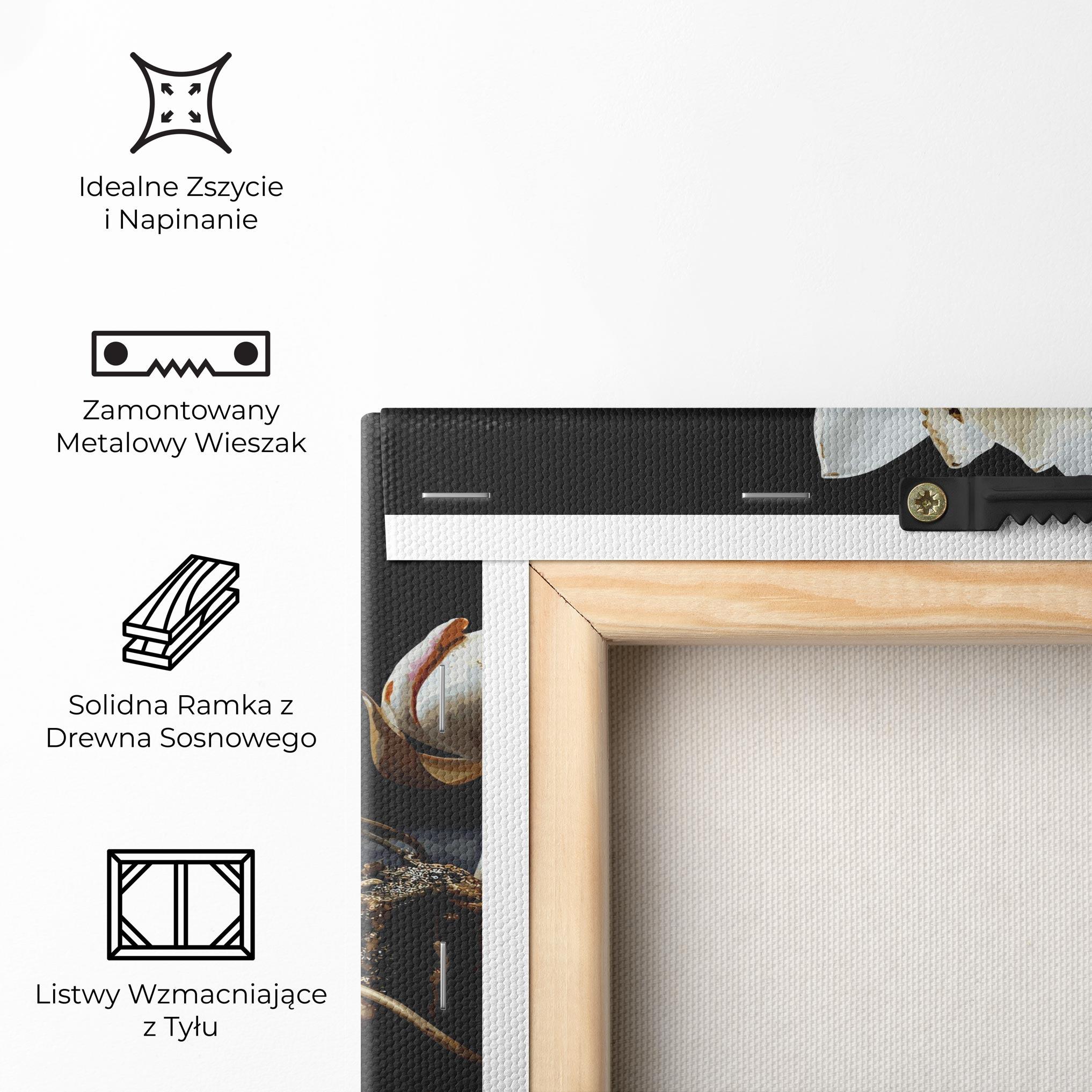 Obraz na Płótnie Beautiful White Nature mockup 5