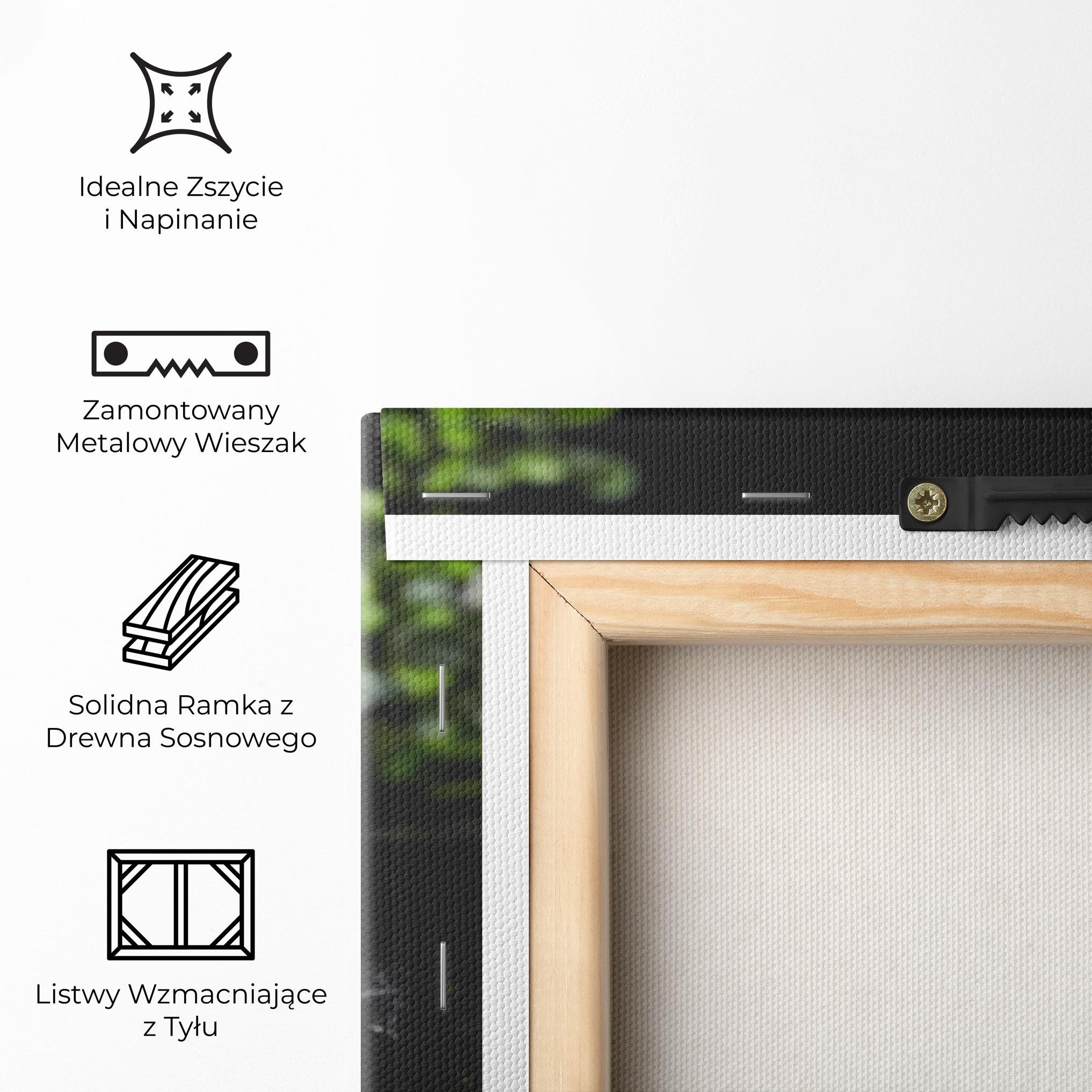 Obraz na Płótnie White Spa Flower mockup 5