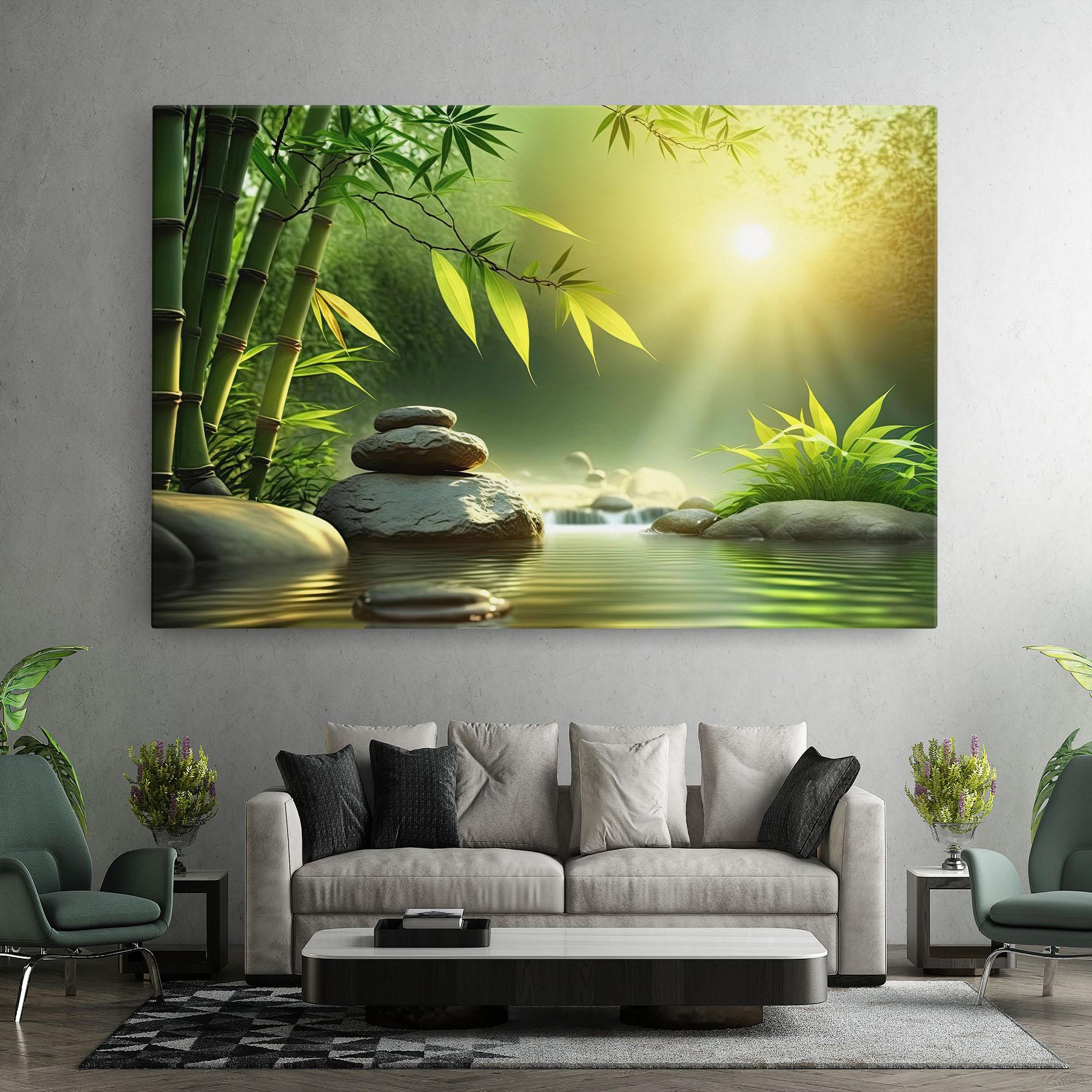 Obraz na Płótnie Relaxing Spa Nature mockup 7