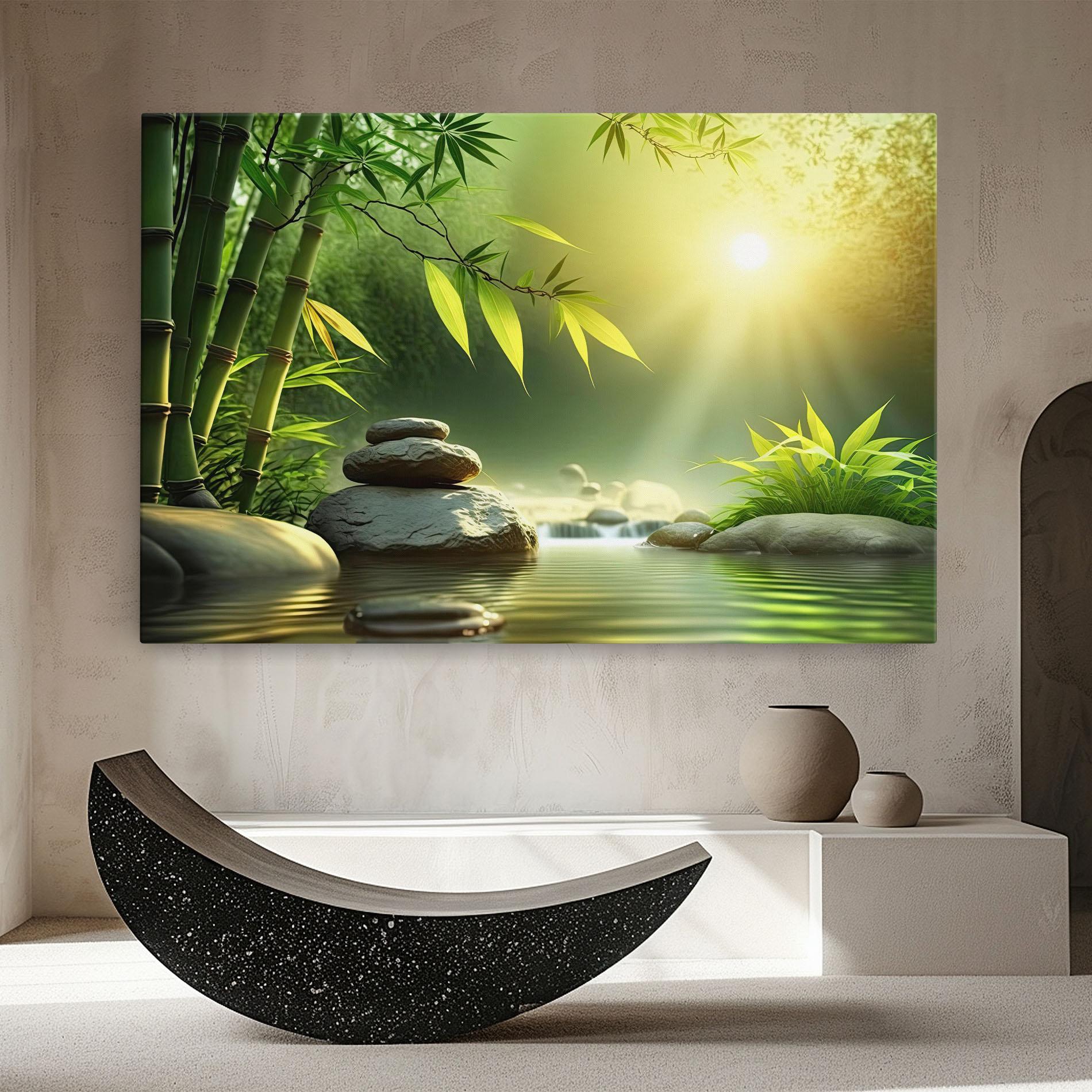 Obraz na Płótnie Relaxing Spa Nature mockup 8
