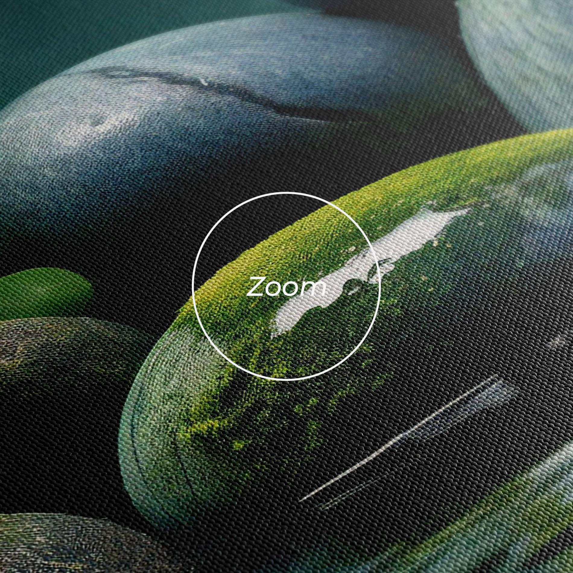 Obraz na Płótnie Green Stone Nature mockup 3