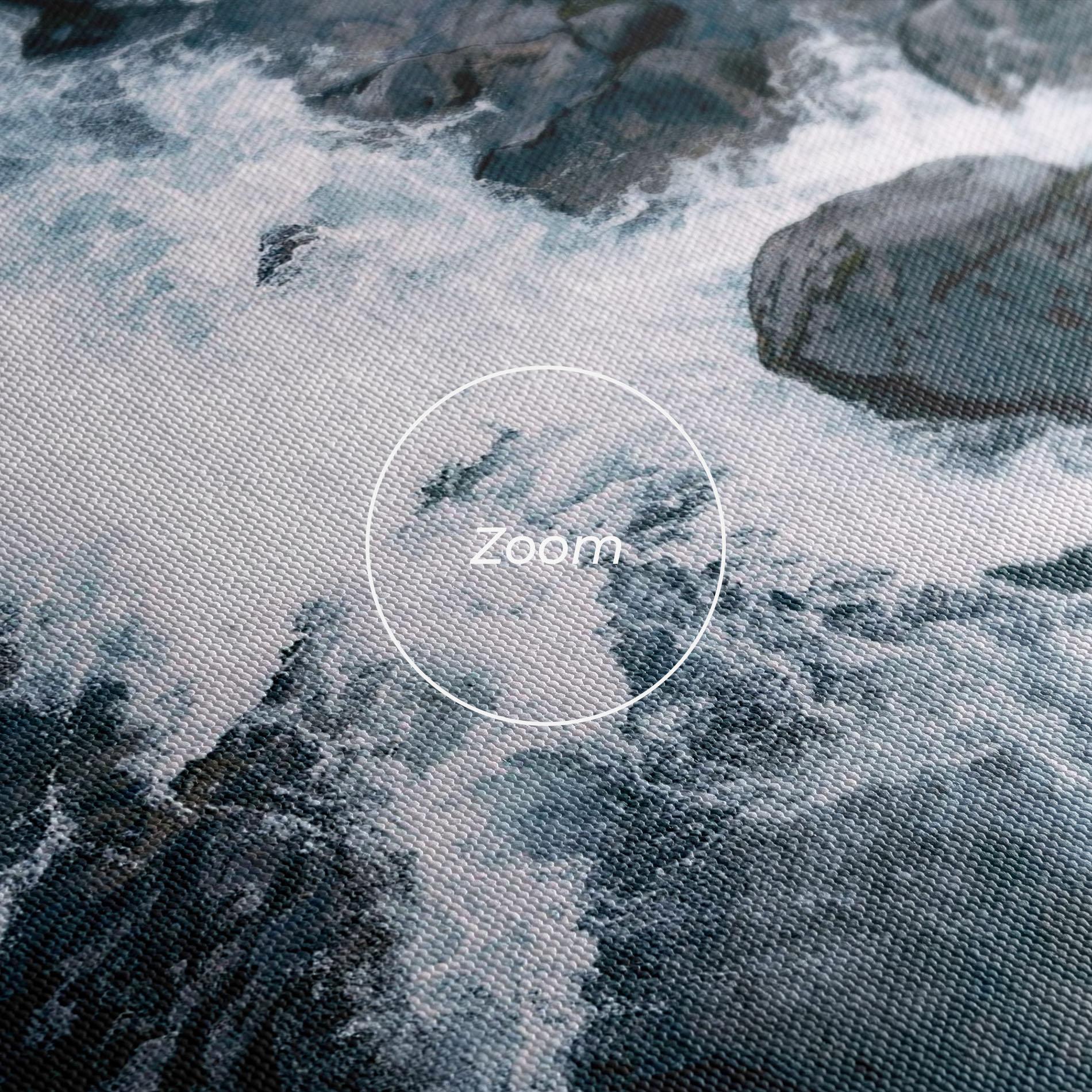 Obraz na Płótnie Mountain River Rock mockup 3