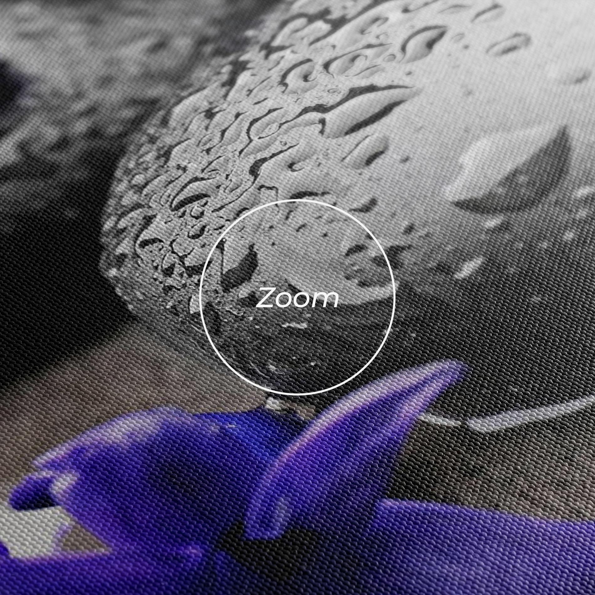 Obraz na Płótnie Spa Purple Rock mockup 3