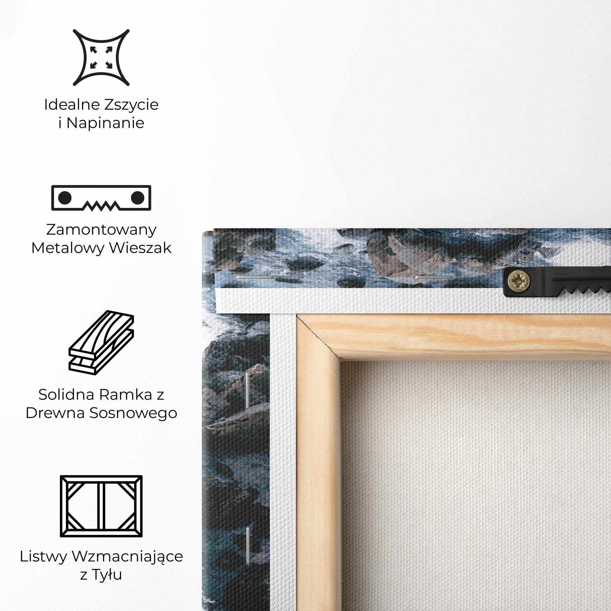 Obraz na Płótnie Mountain River Rock mockup 5