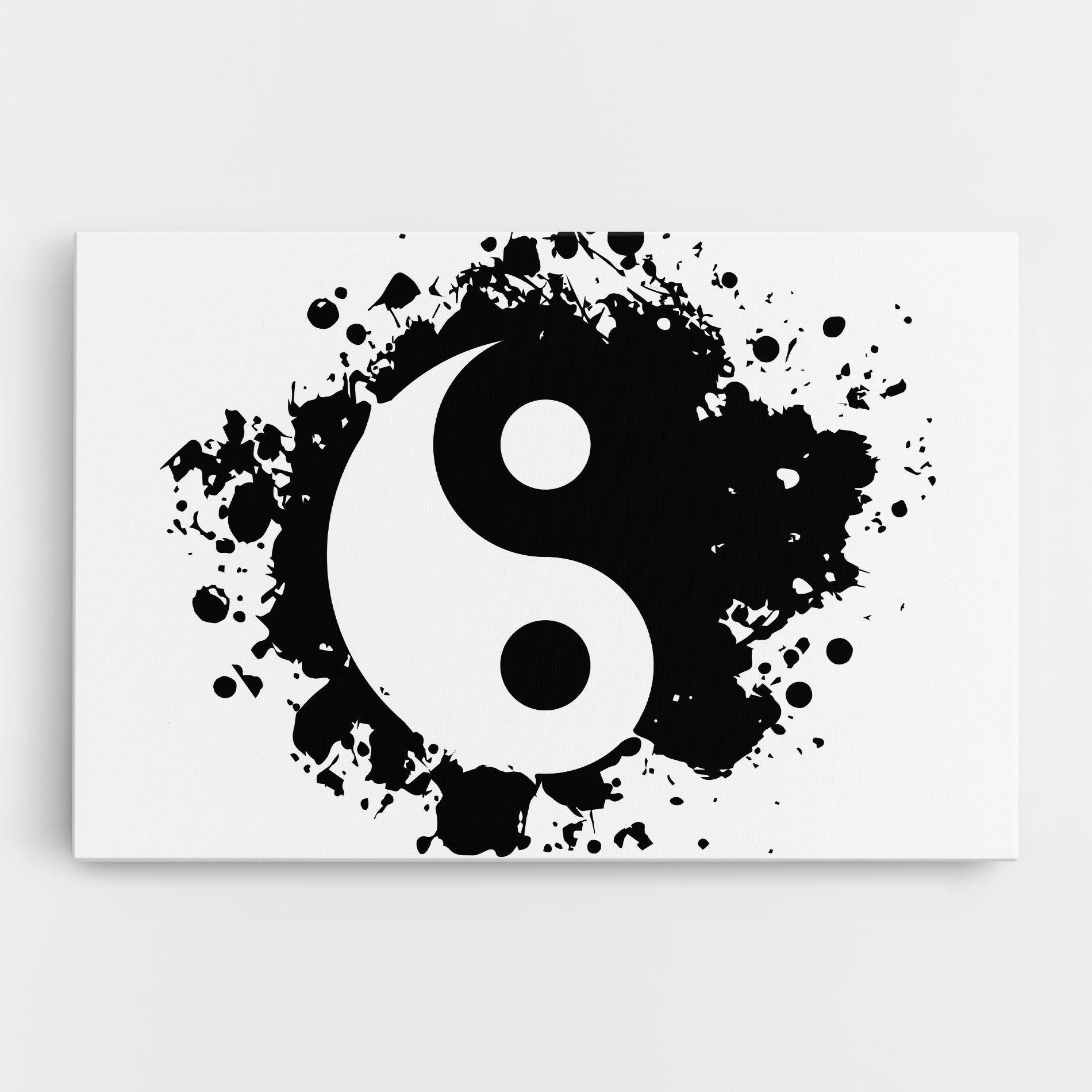 Obraz na Płótnie Yinyang Harmony mockup 0
