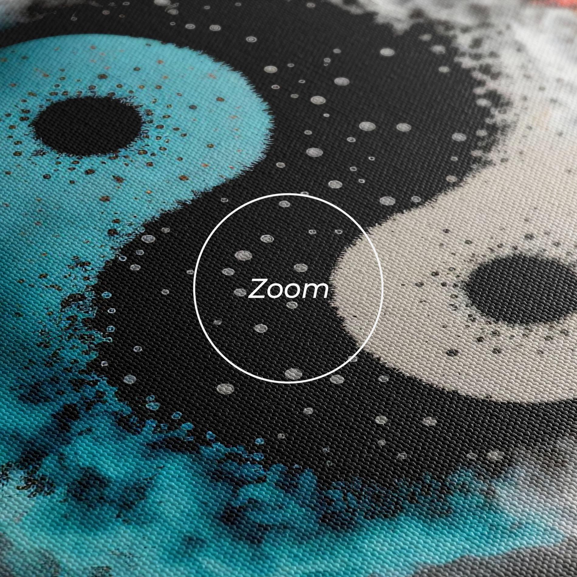 Obraz na Płótnie Blue Smoke Yinuang mockup 3