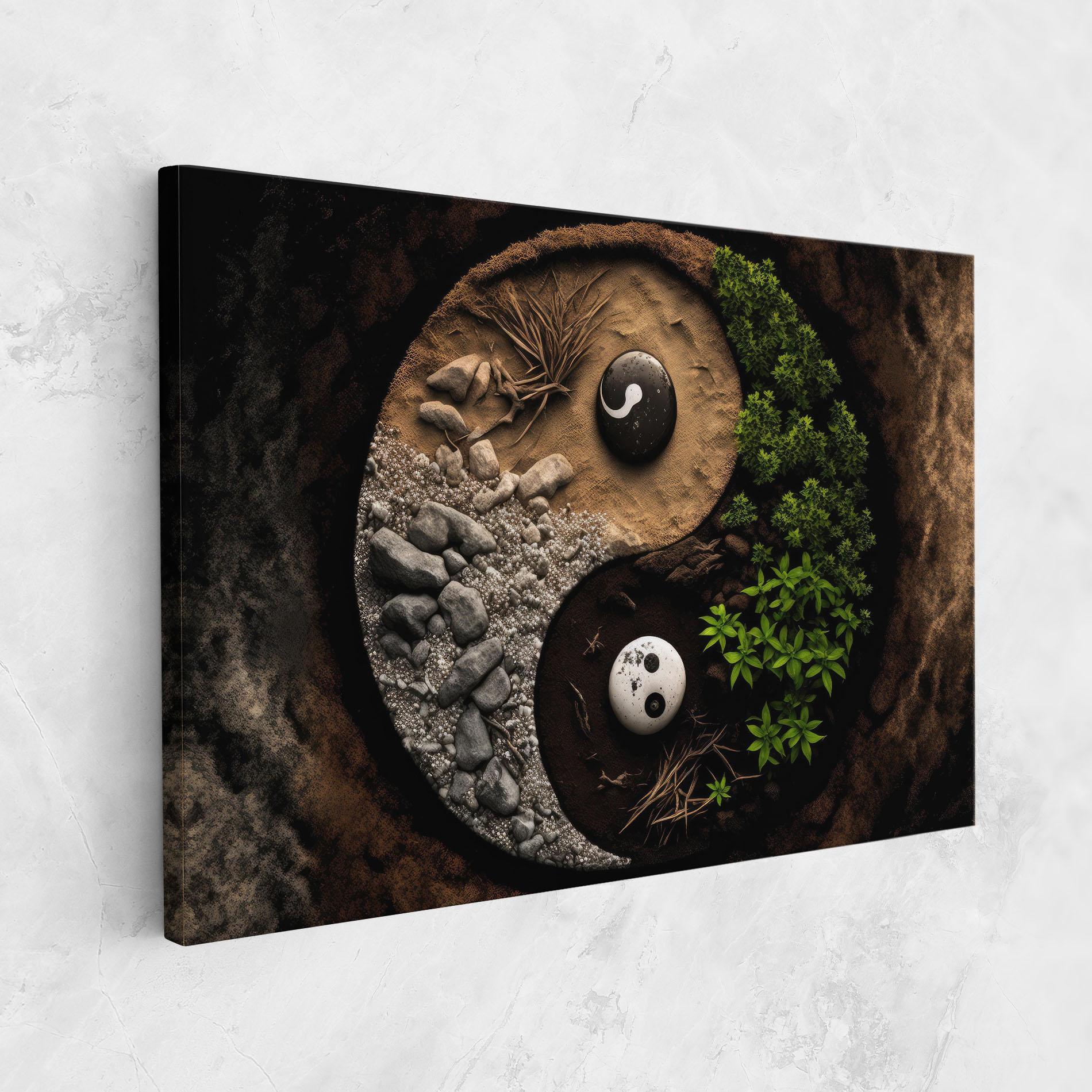 Obraz na Płótnie Nature Yinyang mockup 1