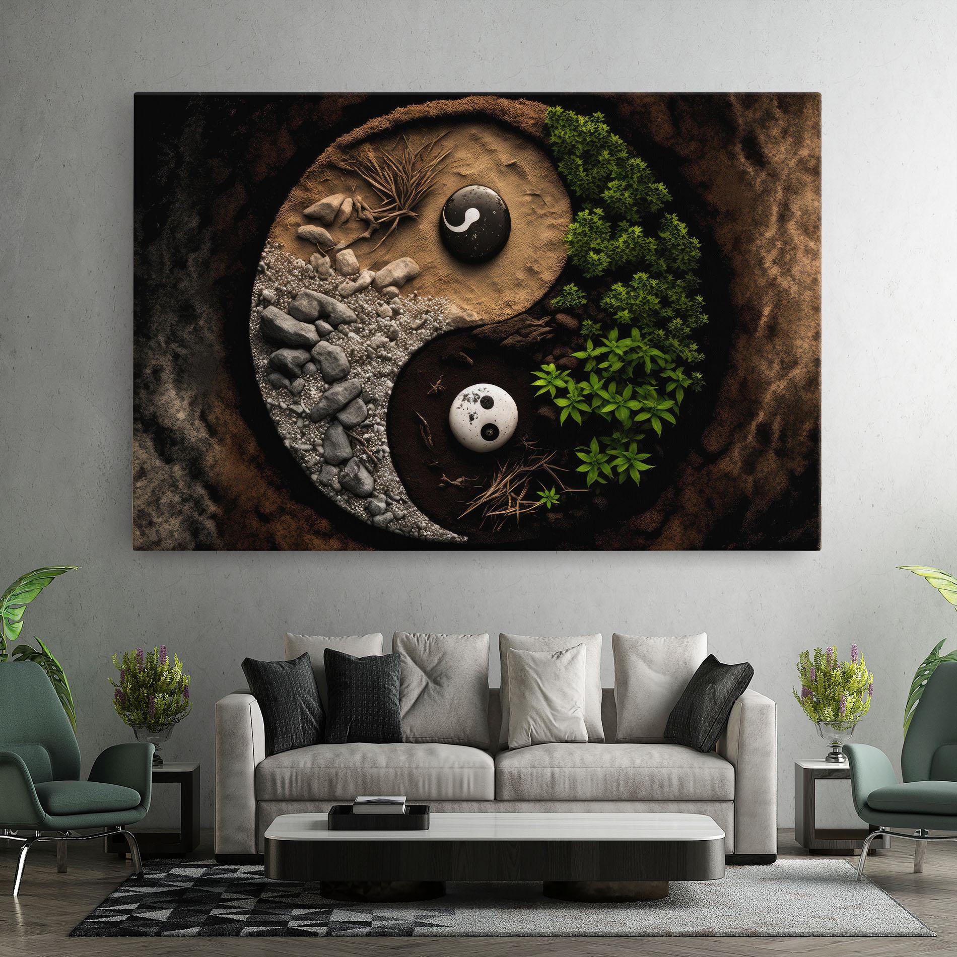Obraz na Płótnie Nature Yinyang mockup 7