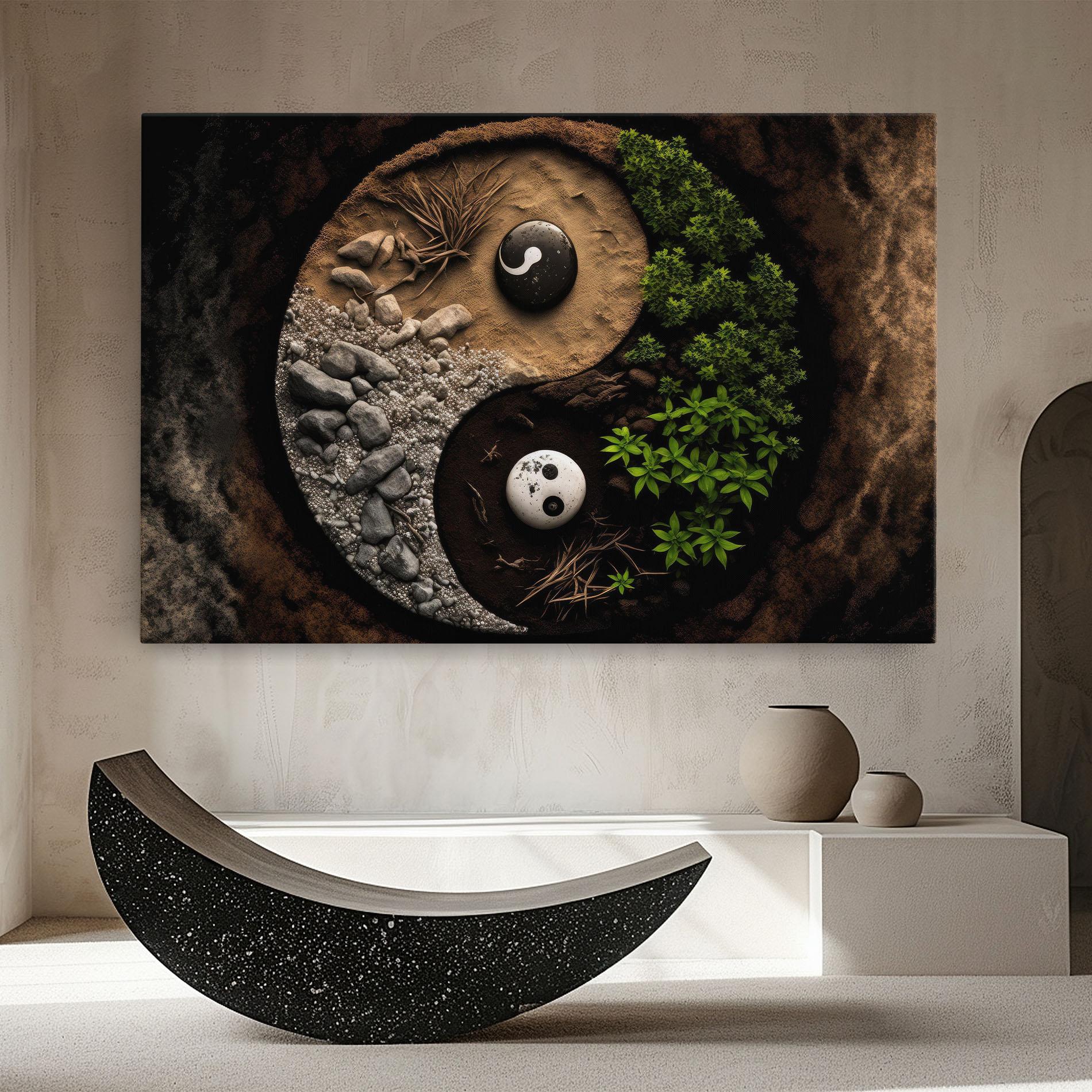 Obraz na Płótnie Nature Yinyang mockup 8