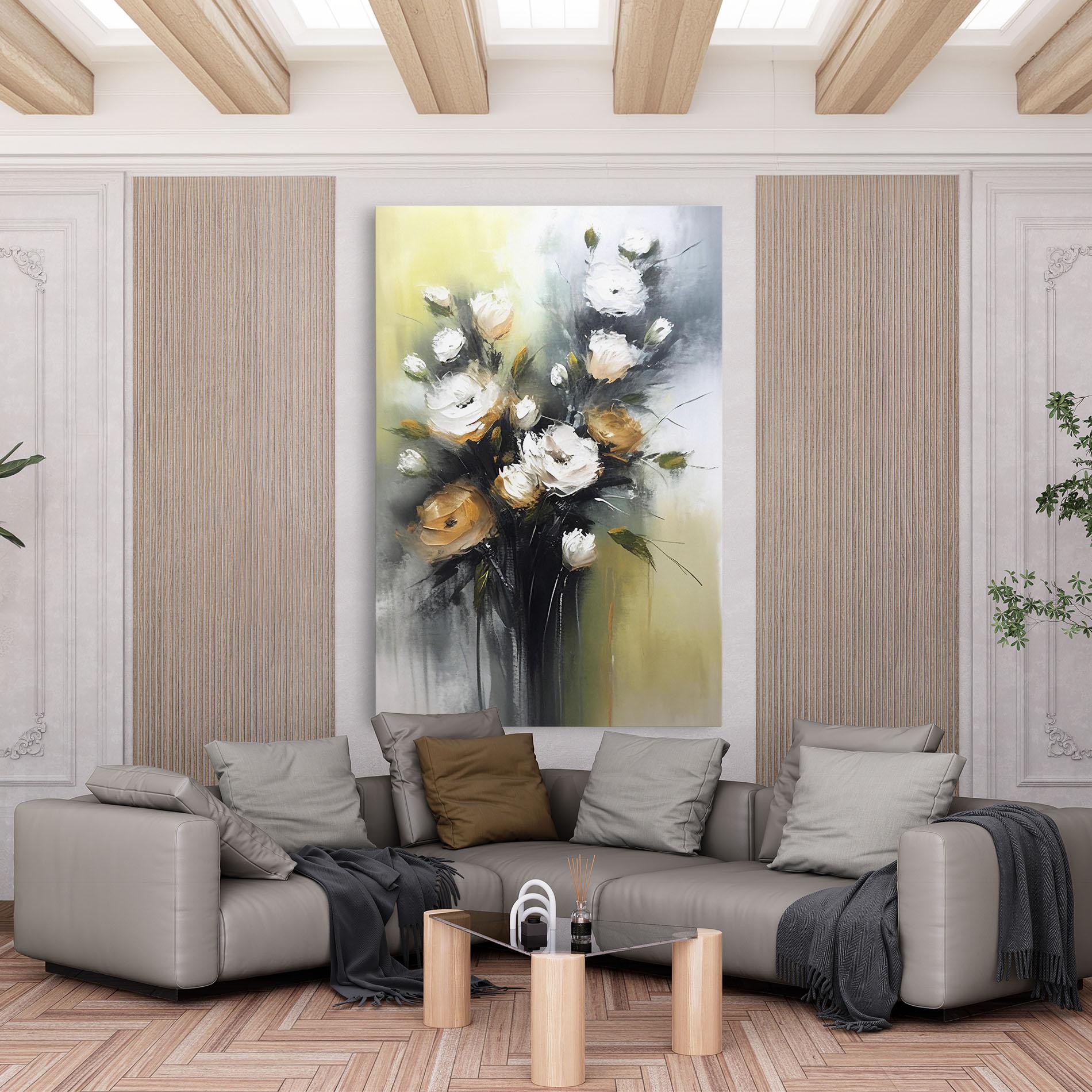 Obraz na Płótnie Bouquet Painting mockup 6