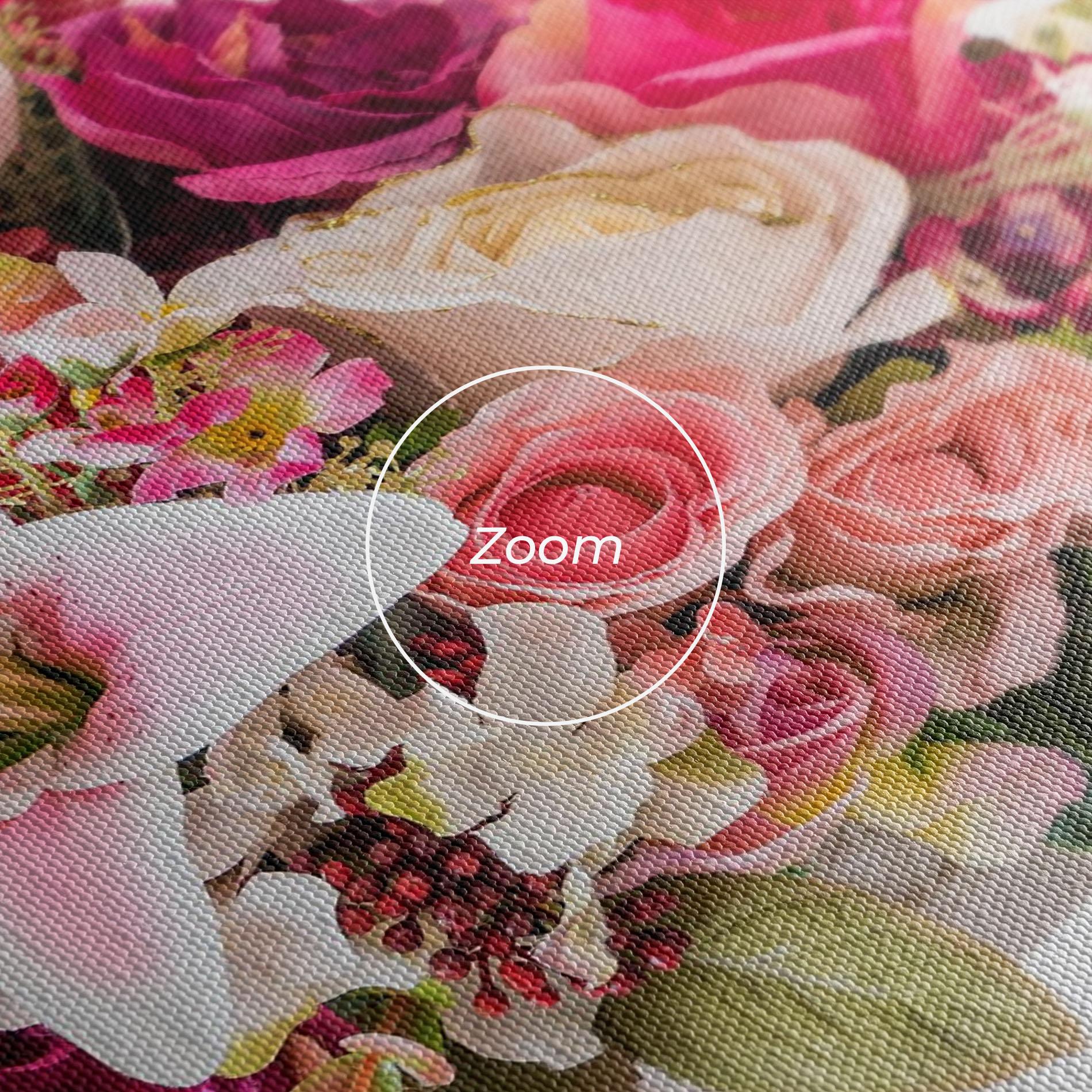 Obraz na Płótnie Bouquet Flowers Vase mockup 3