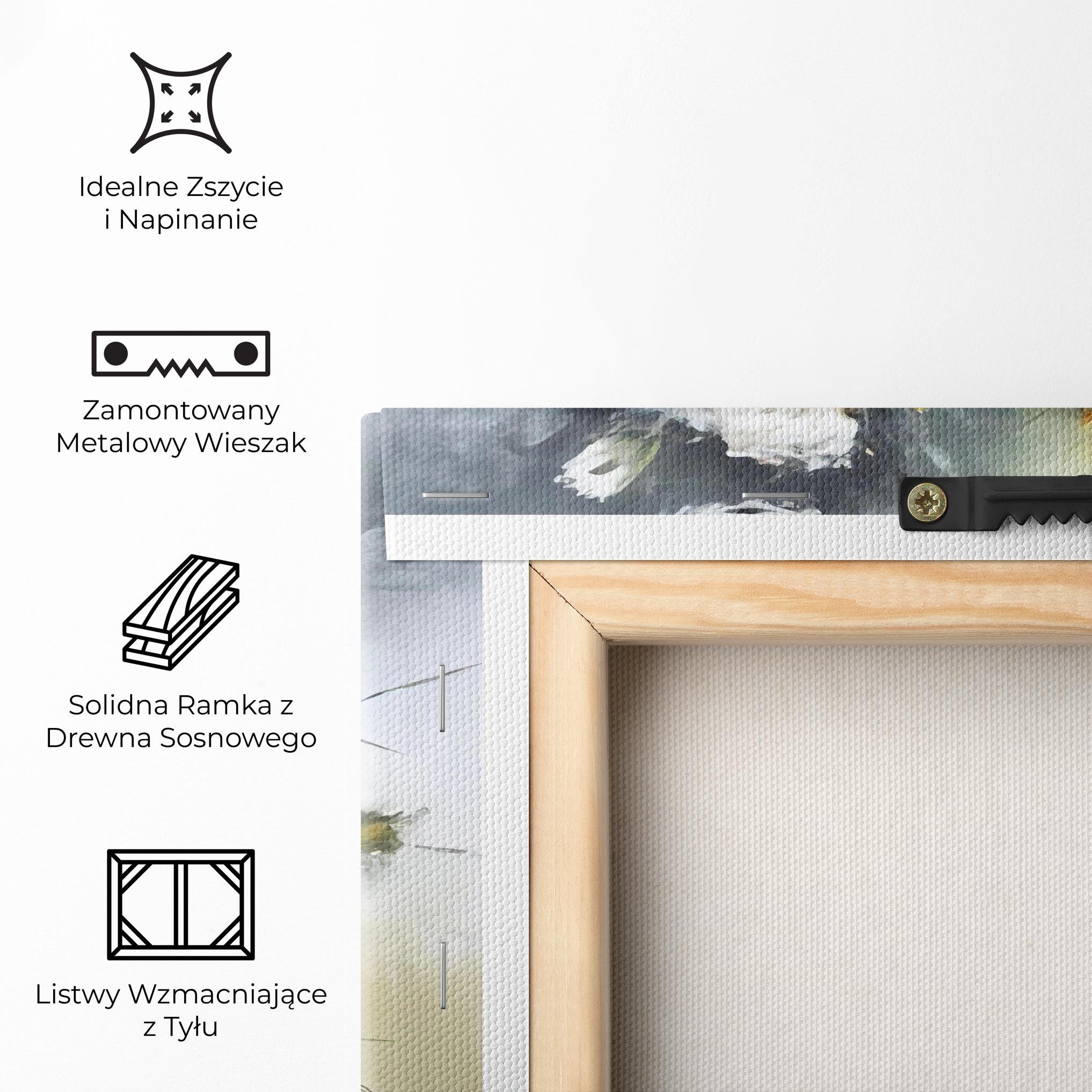 Obraz na Płótnie Bouquet Painting mockup 5