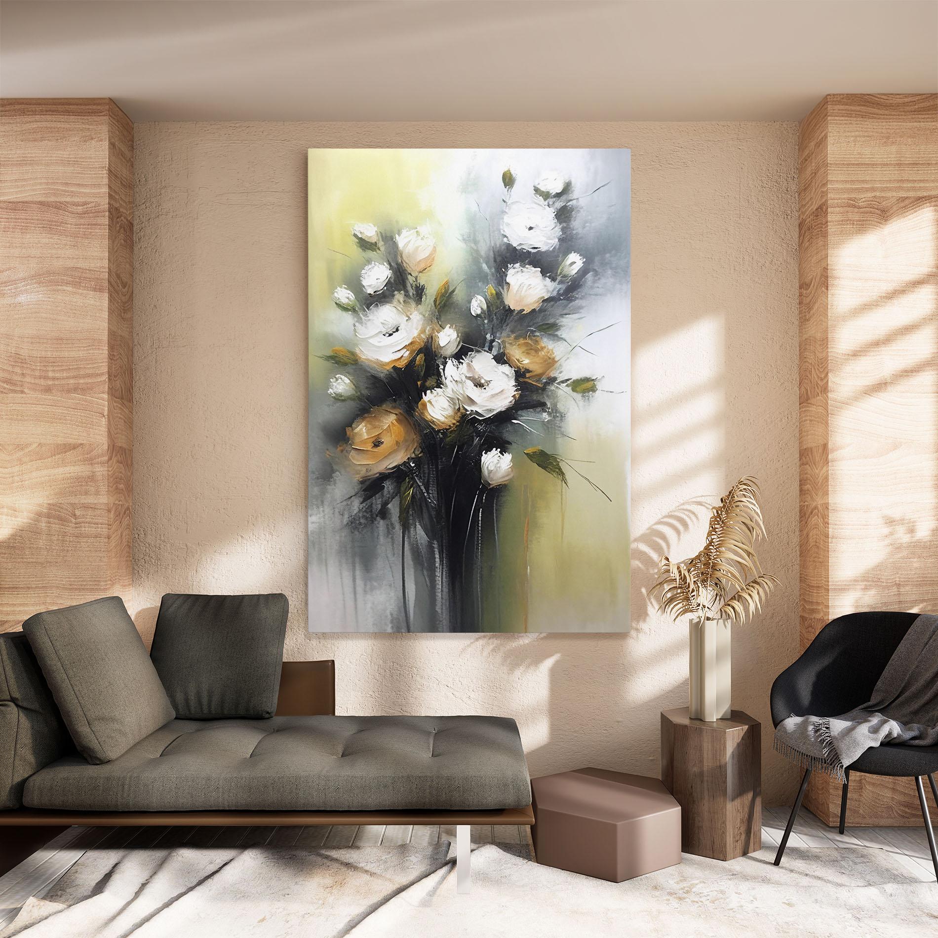 Obraz na Płótnie Bouquet Painting mockup 8