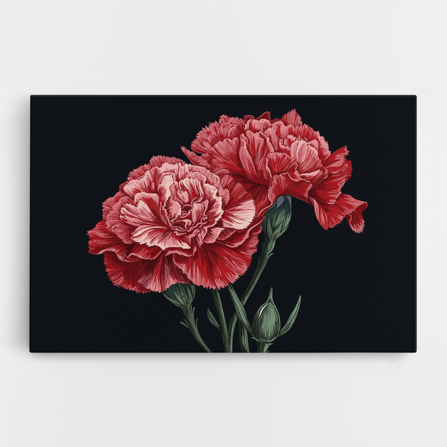 Obraz na Płótnie Beautiful Peony mockup 0