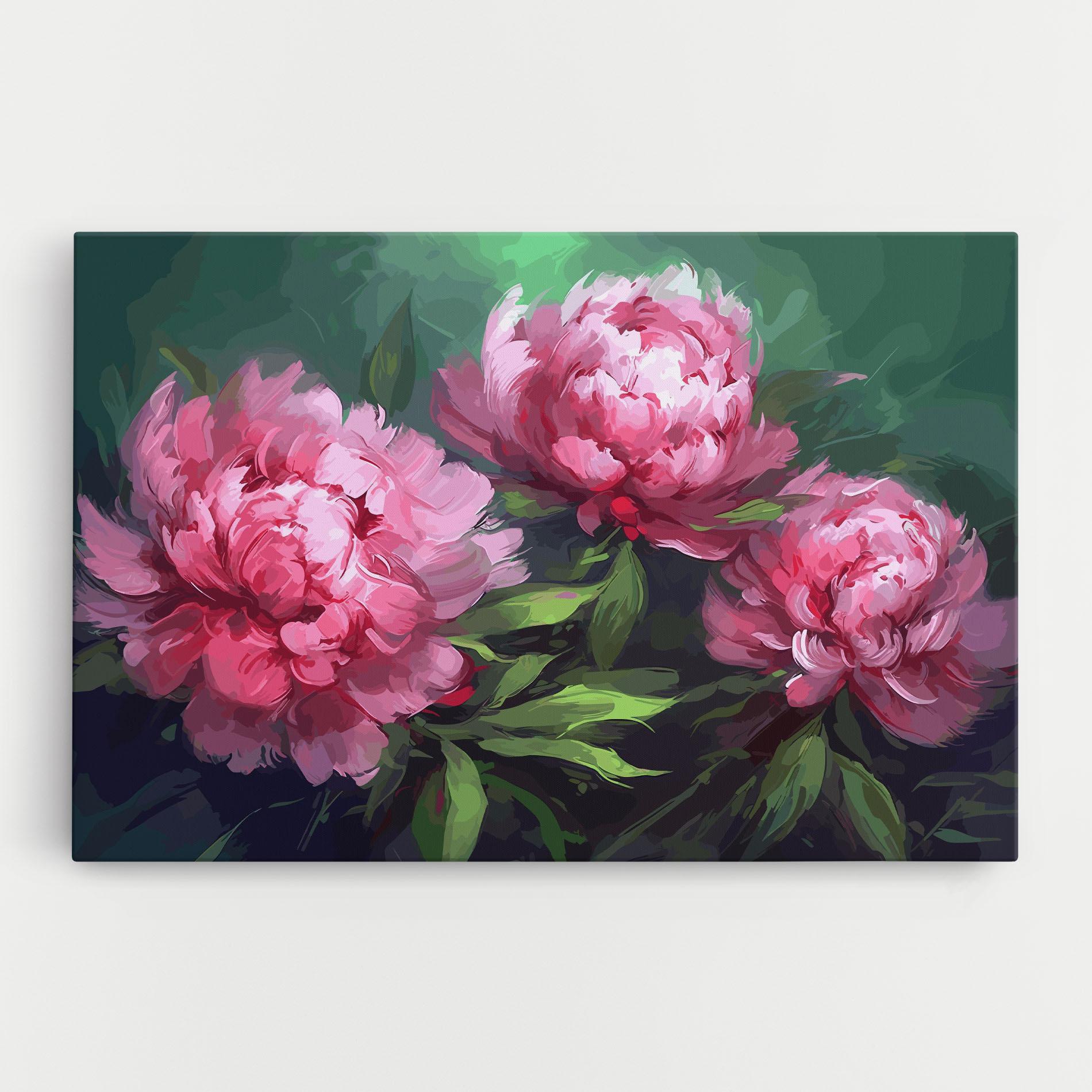 Obraz na Płótnie Pretty Peonies mockup 0