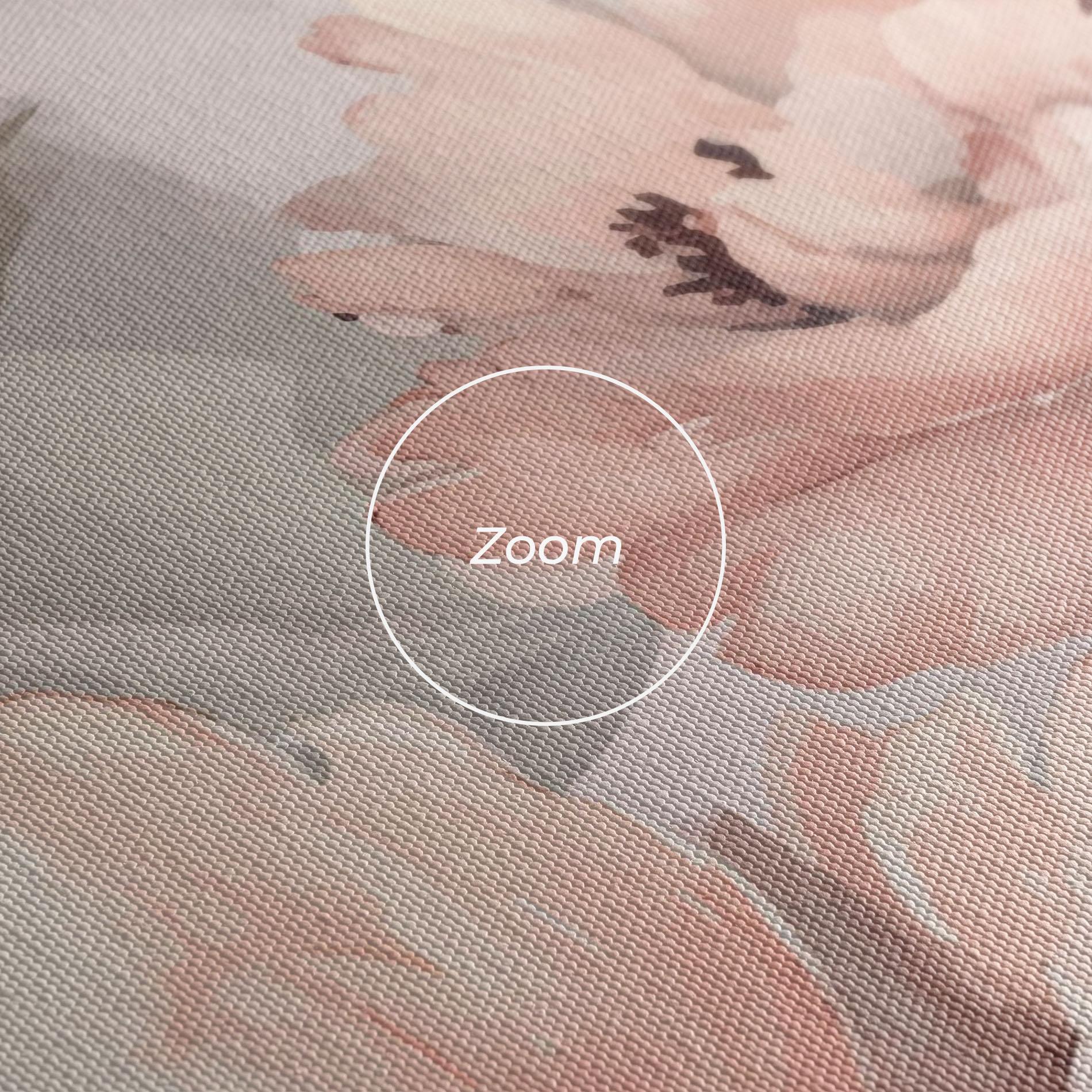 Obraz na Płótnie Dreamy Peony Art mockup 3